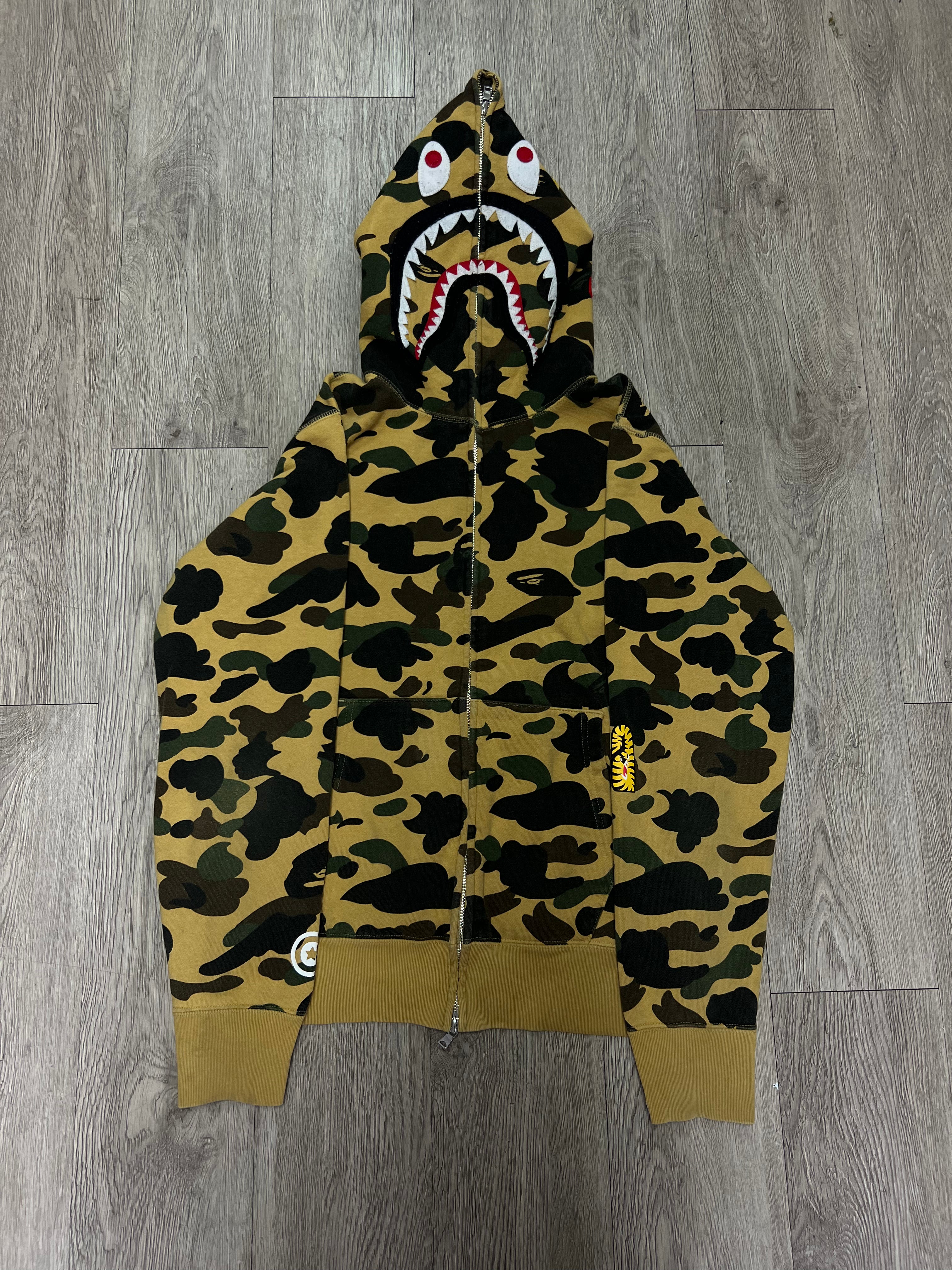BAPE Camo Shark PONR Zip Up