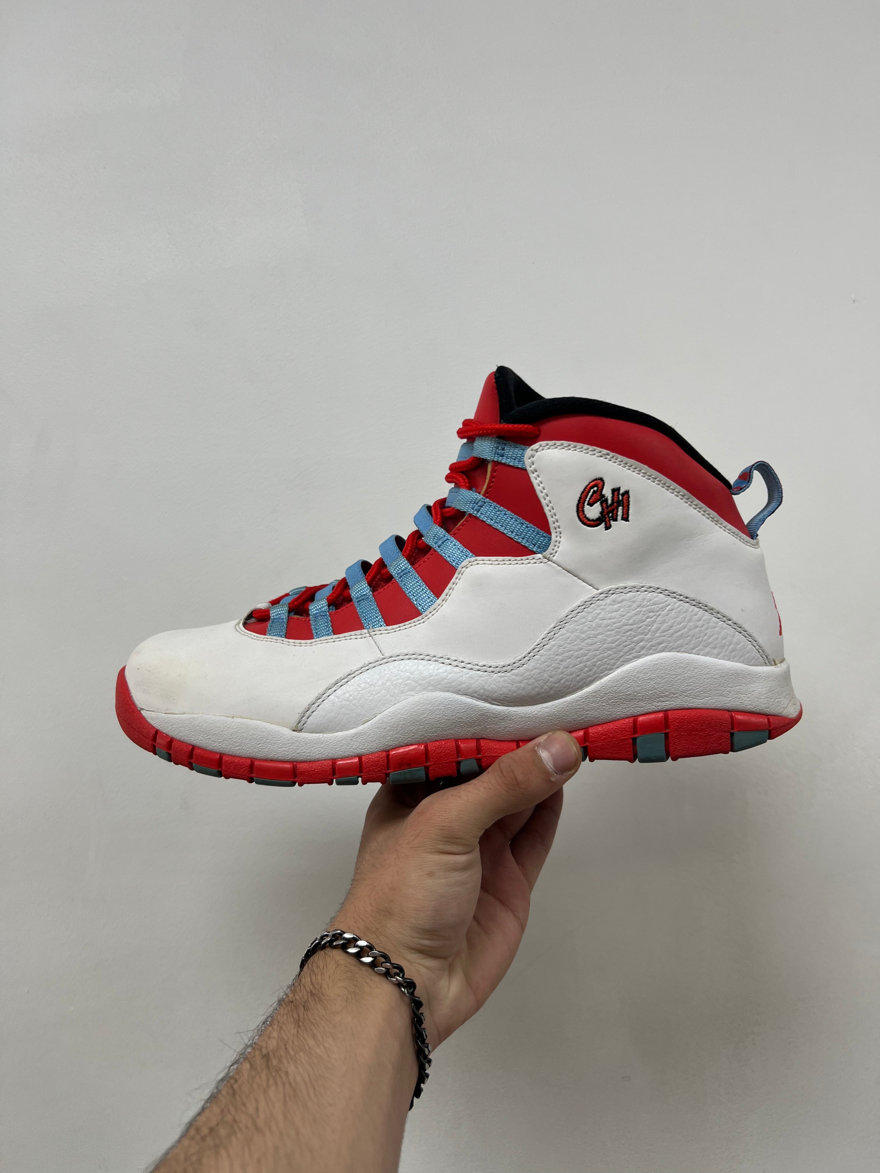 Jordan 10 Chicago Flag Sneakers
