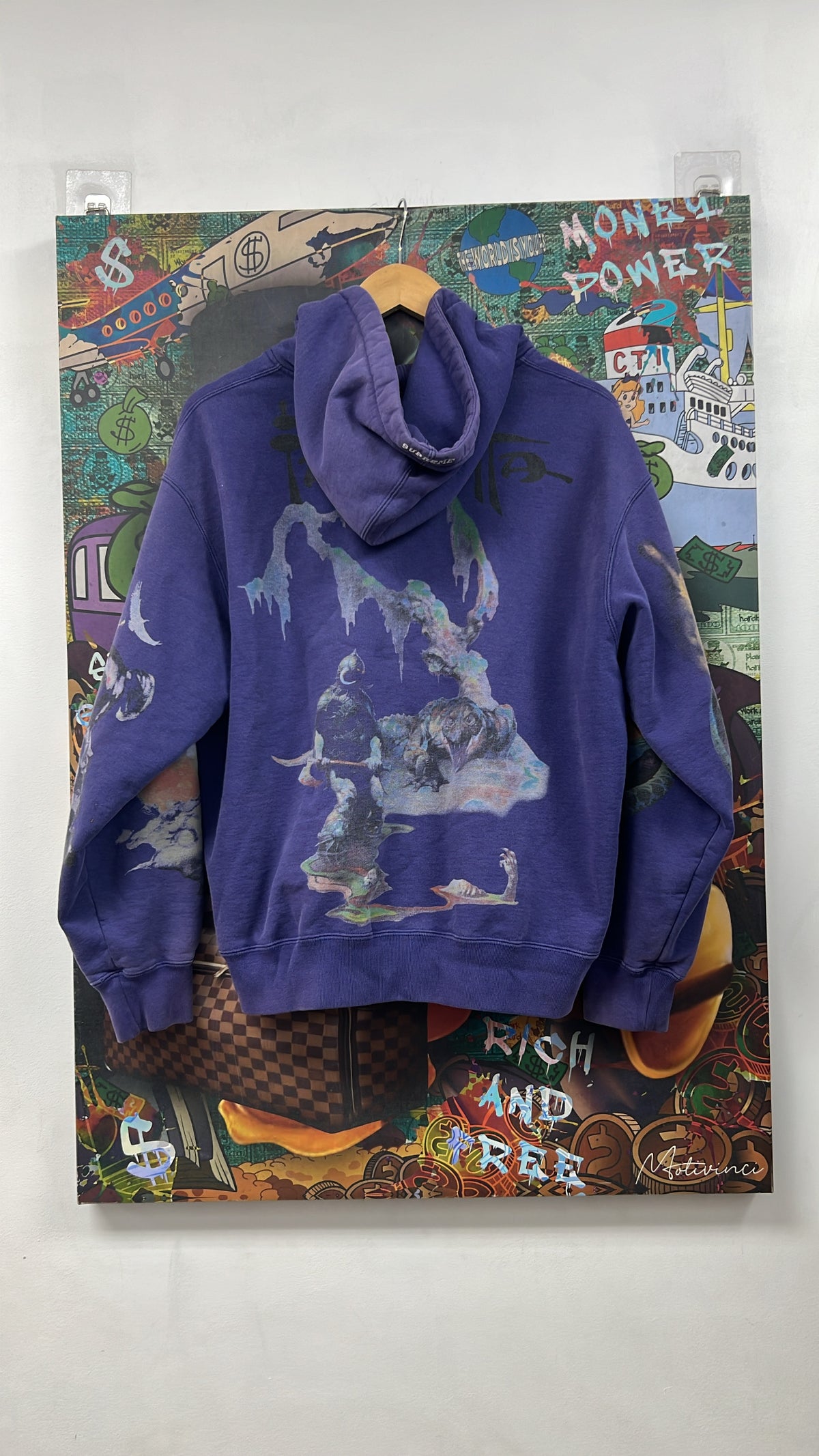 Supreme Purple Frank Frazetta Hoodie
