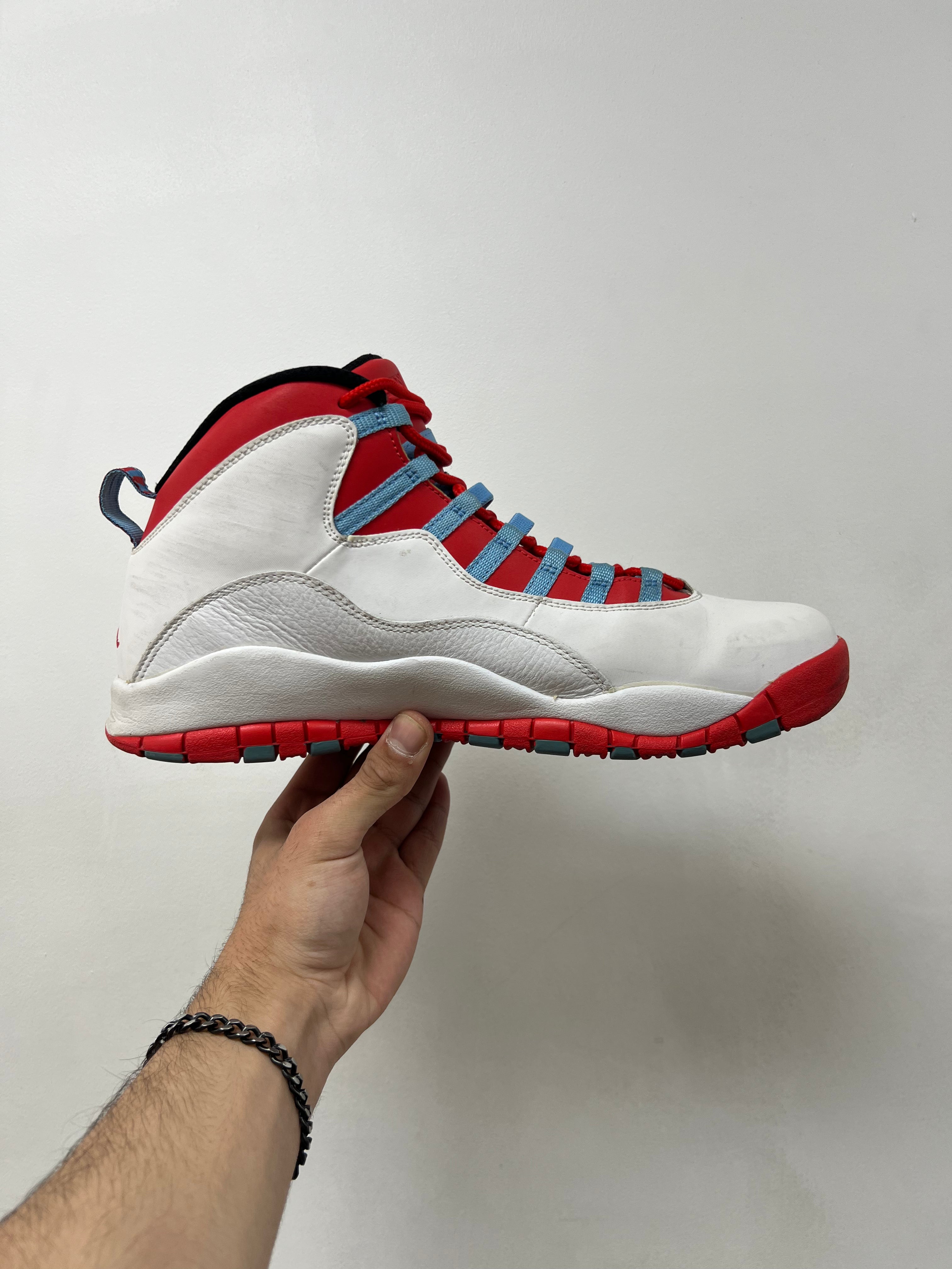 Jordan 10 Chicago Flag Sneakers