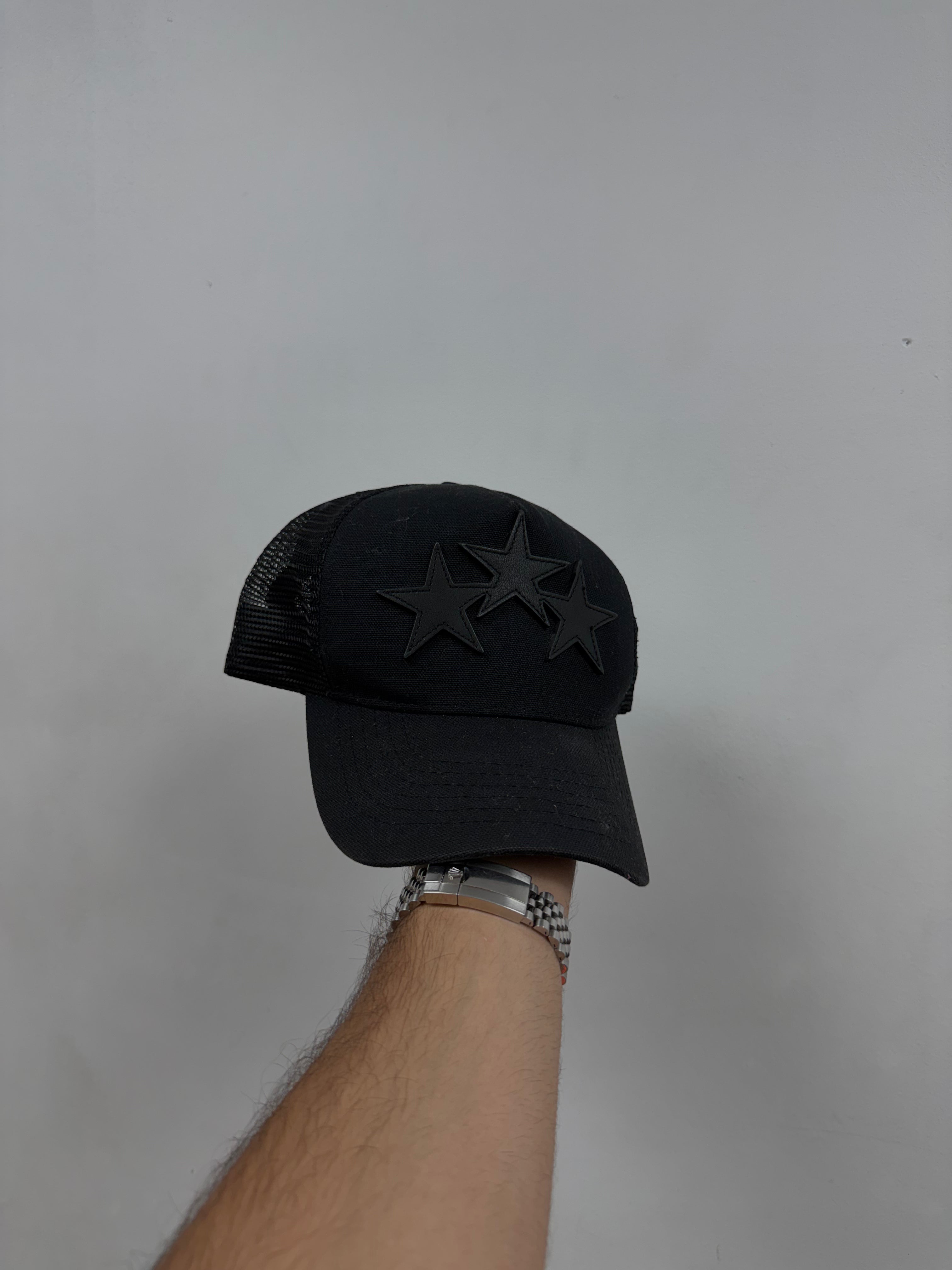 Amiri Black 3 Star Hat