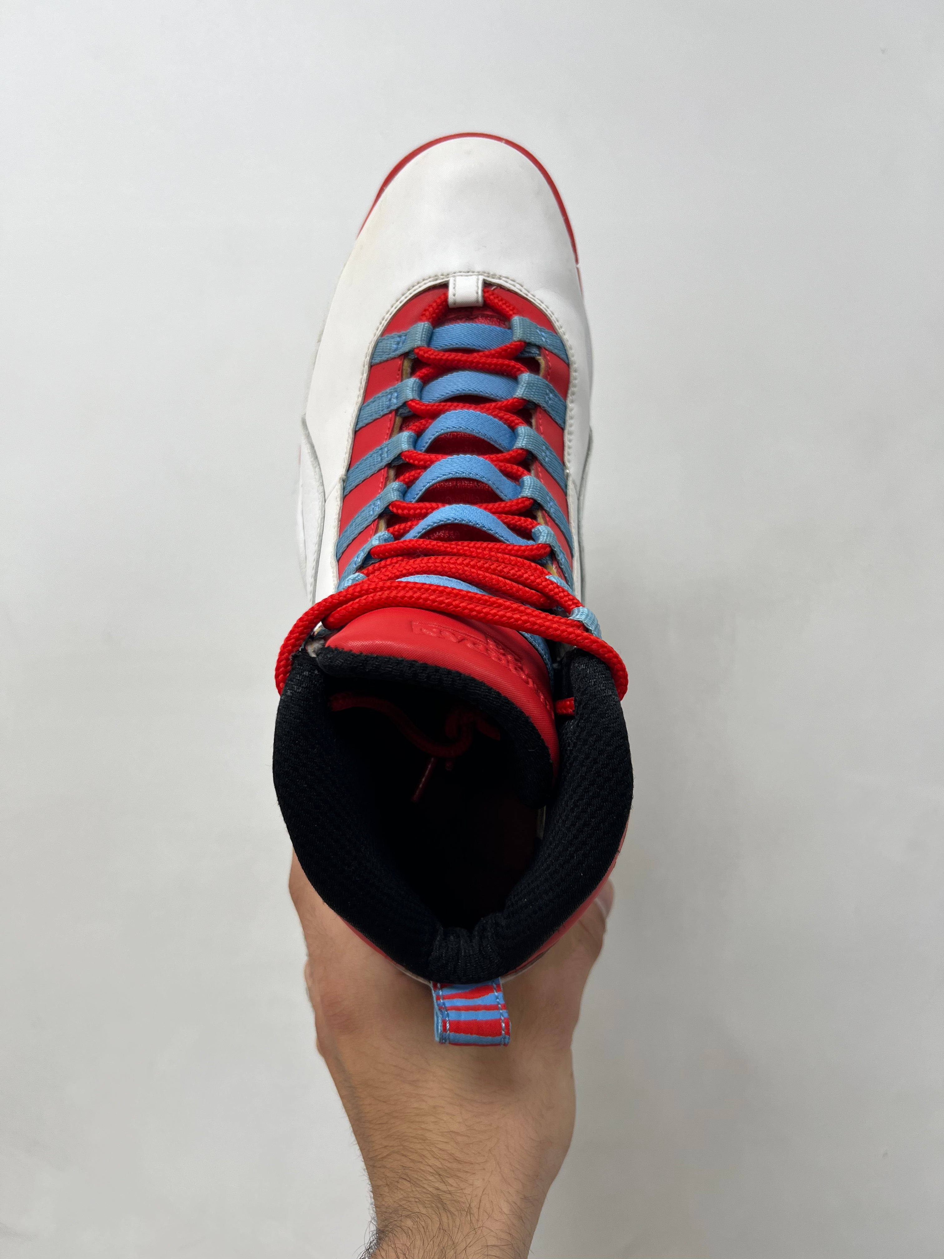 Jordan 10 Chicago Flag Sneakers