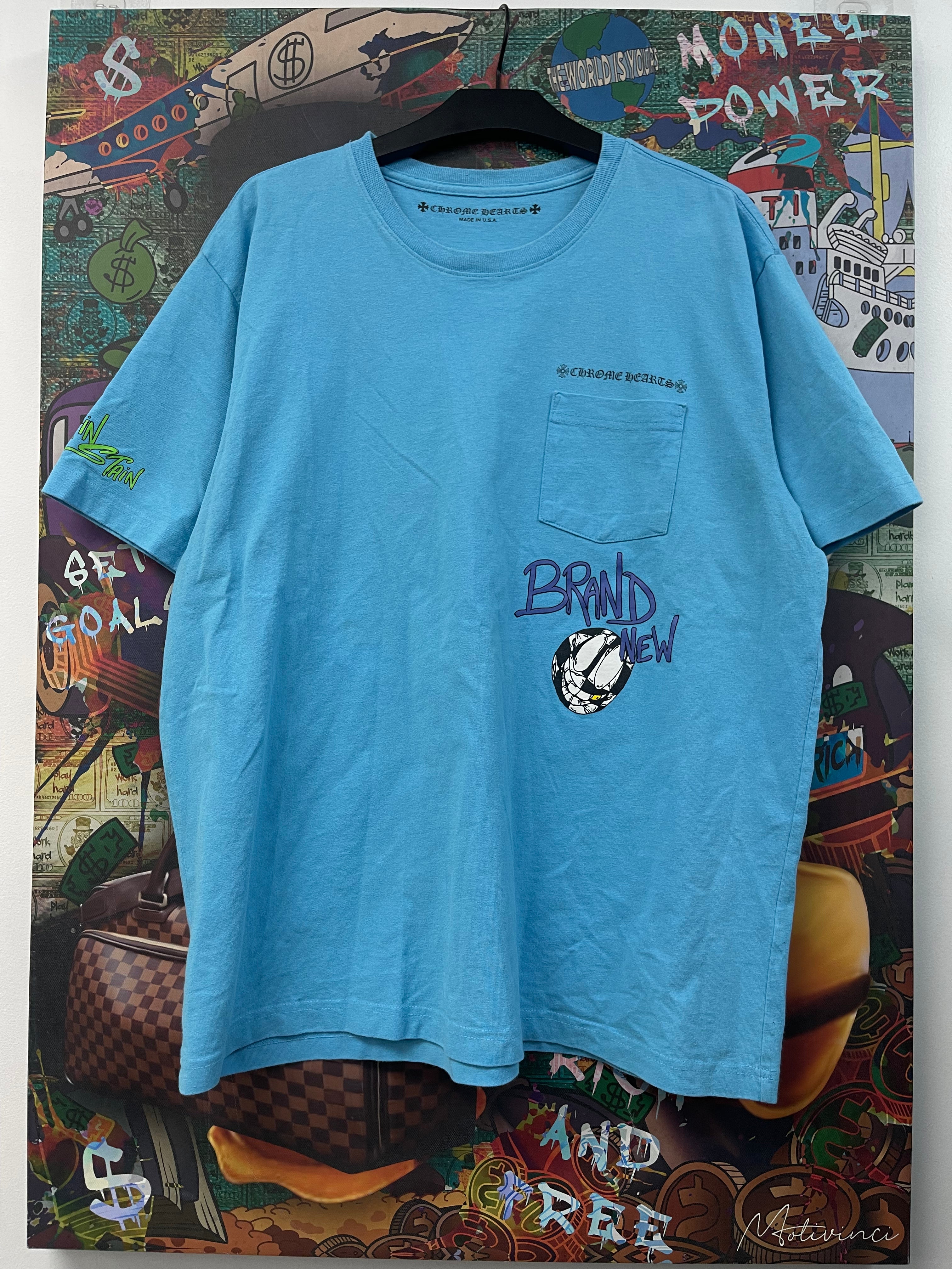 Chrome Hearts Mattyboy Blue Brain Tee