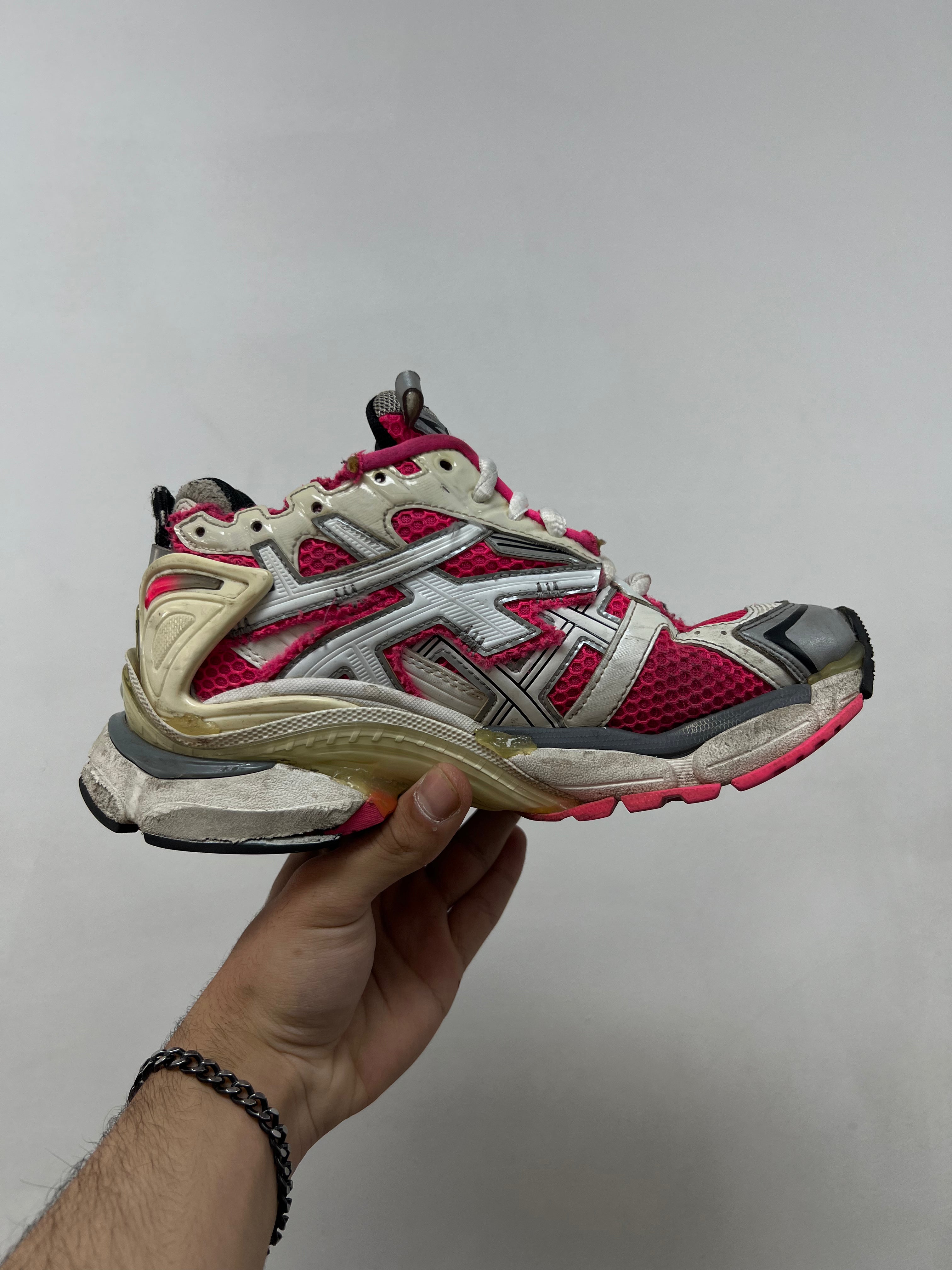 Balenciaga Hot Pink Runner Sneakers
