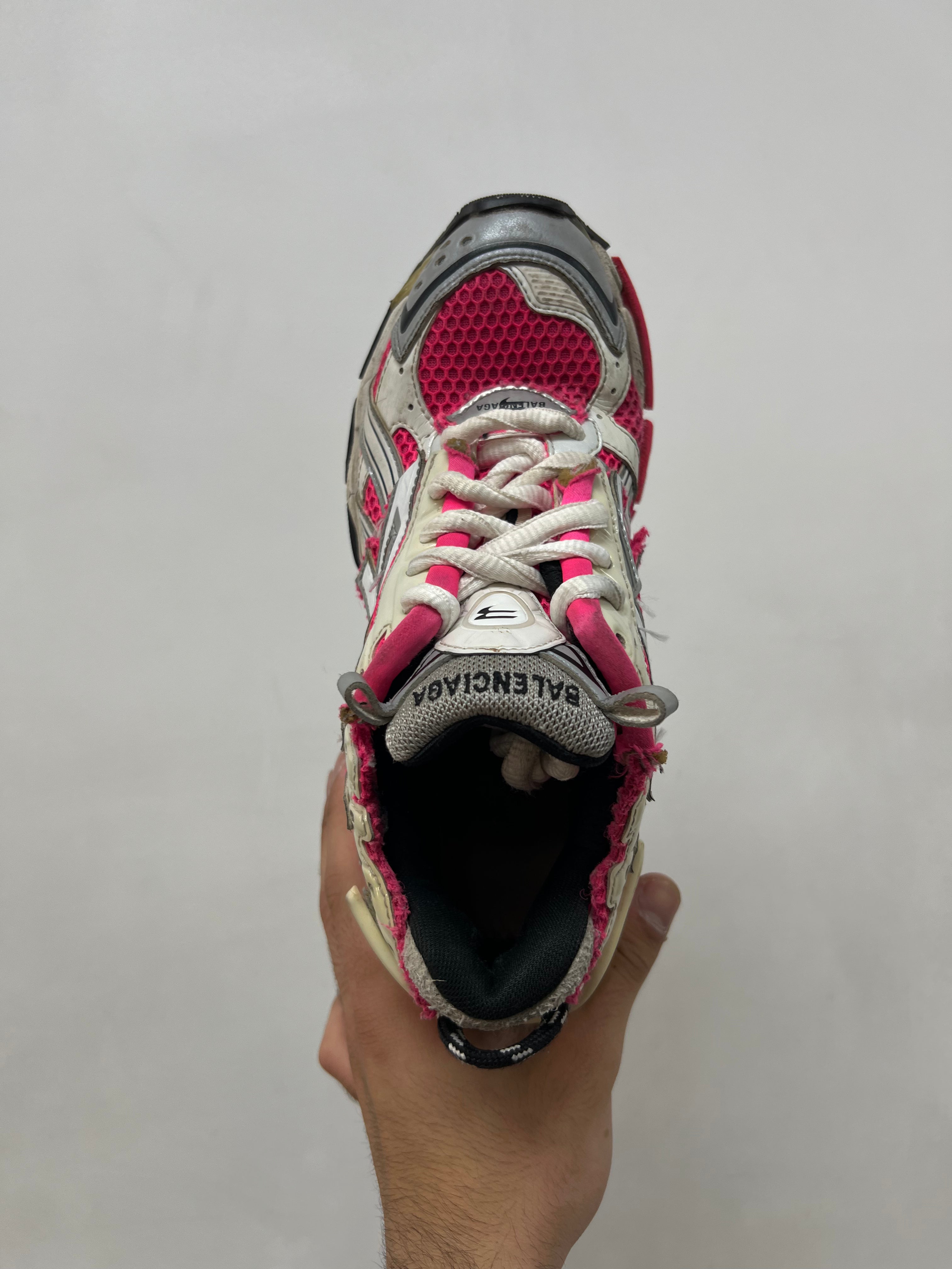 Balenciaga Hot Pink Runner Sneakers