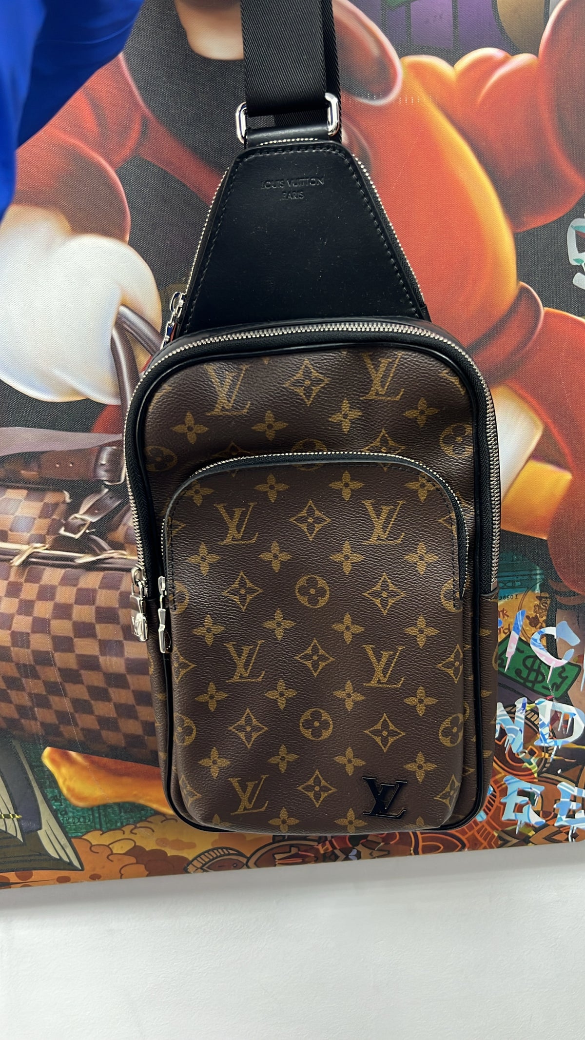 Louis Vuitton Brown Monogram Avenue Sling Bag