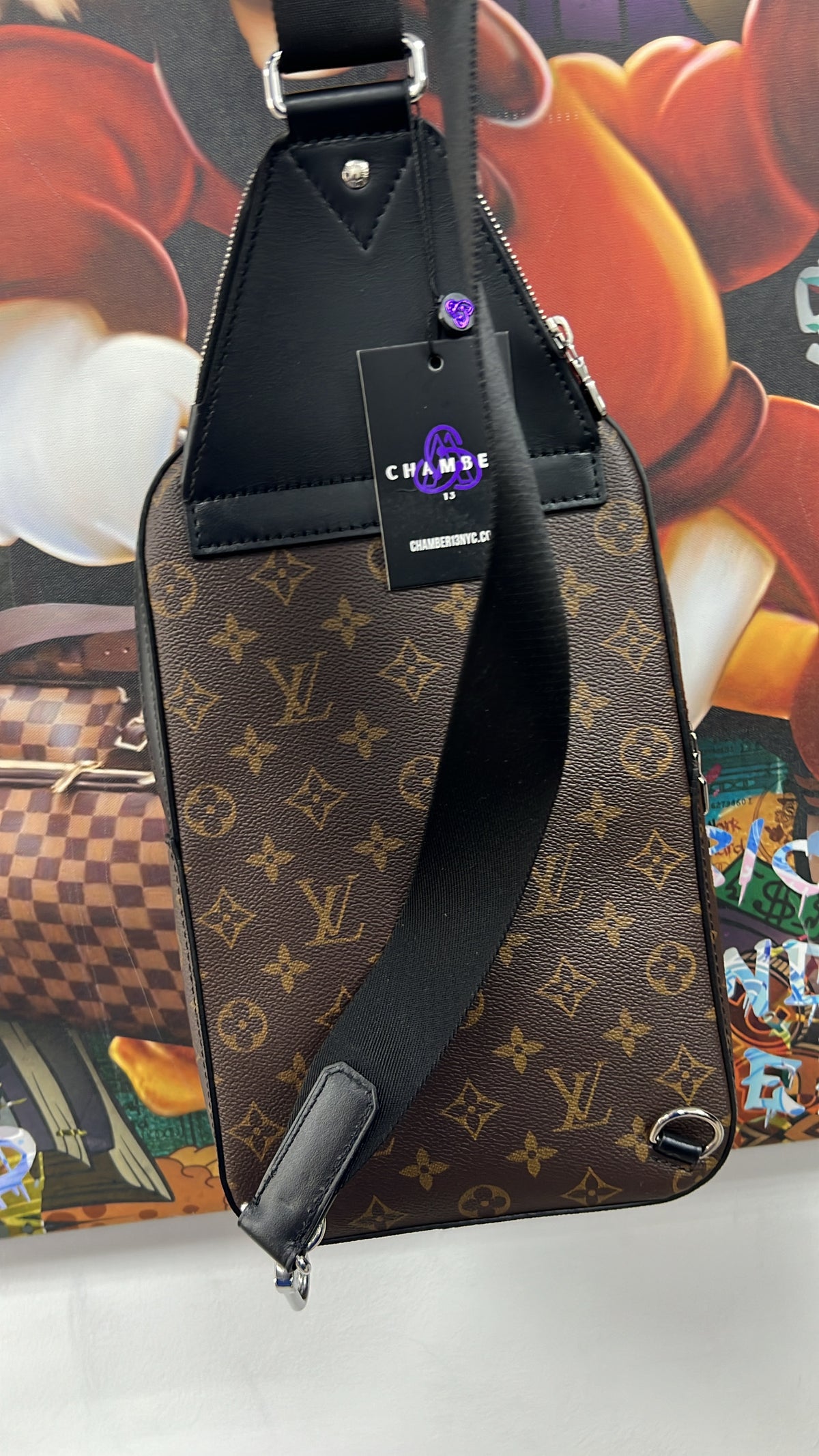 Louis Vuitton Brown Monogram Avenue Sling Bag