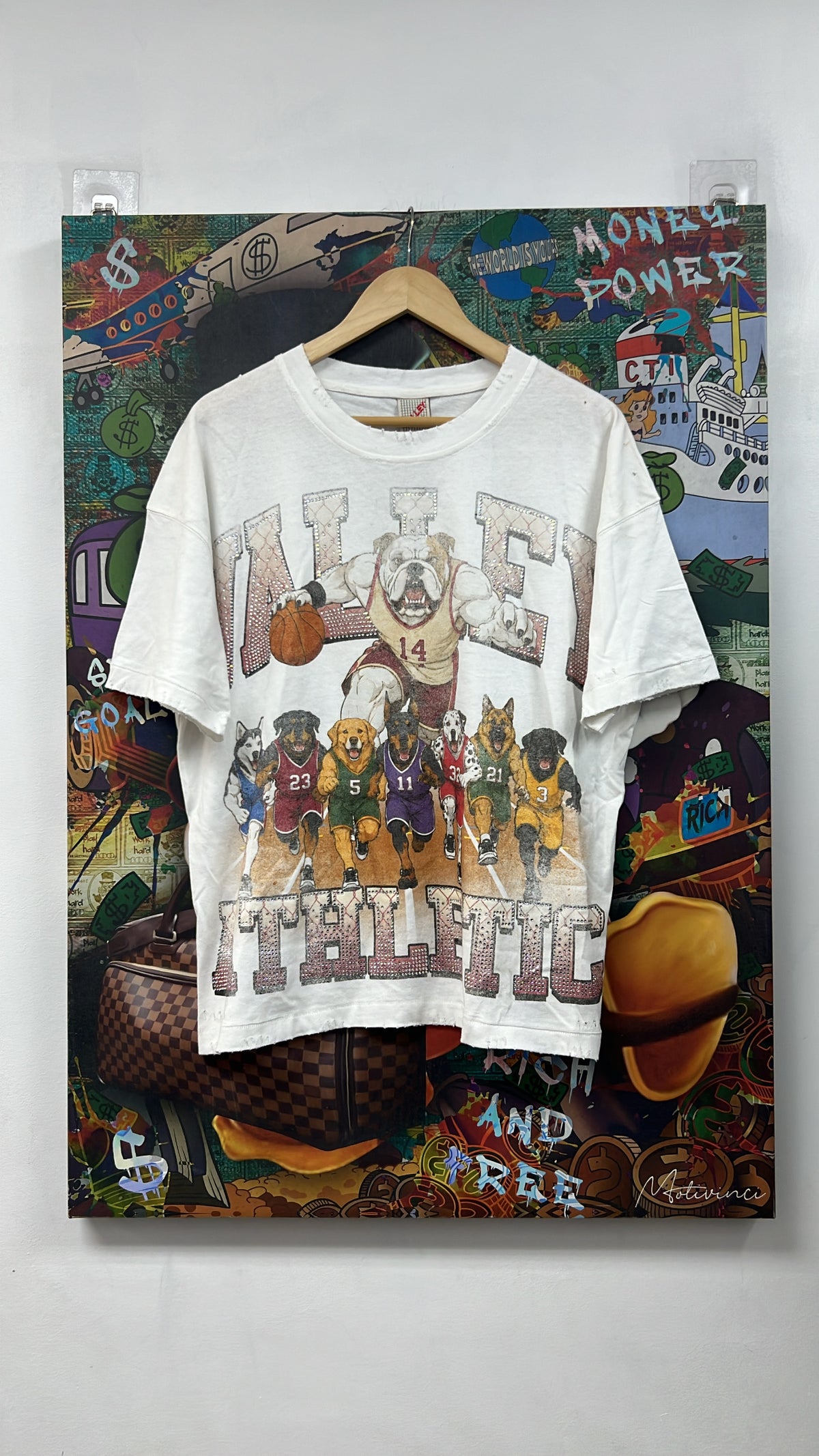 Vale White Bling Dawg Pound Tee