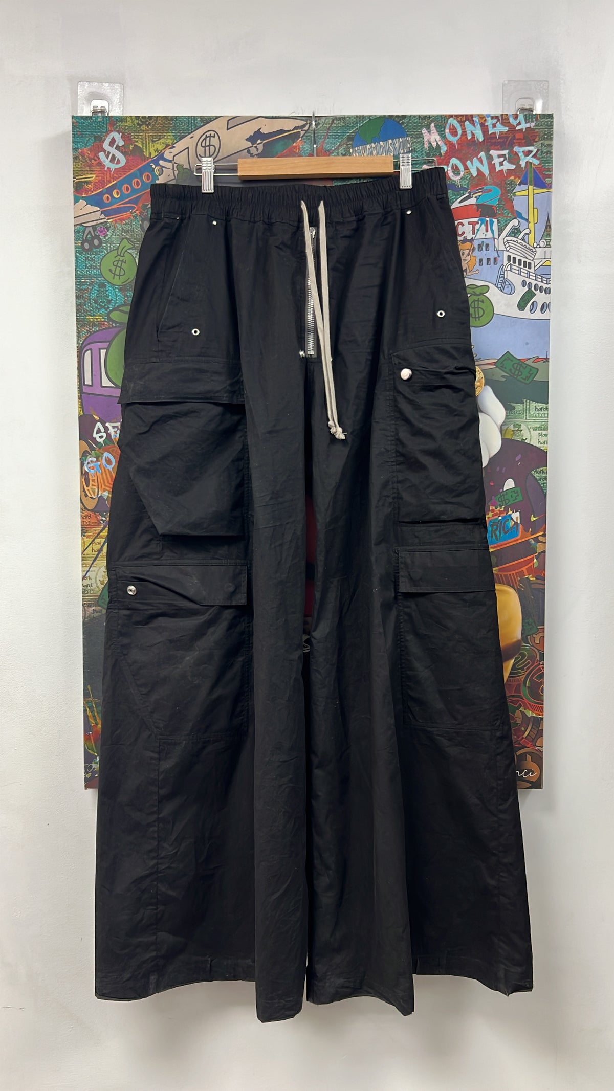 Rick Owens Black Bela Cargo Pant