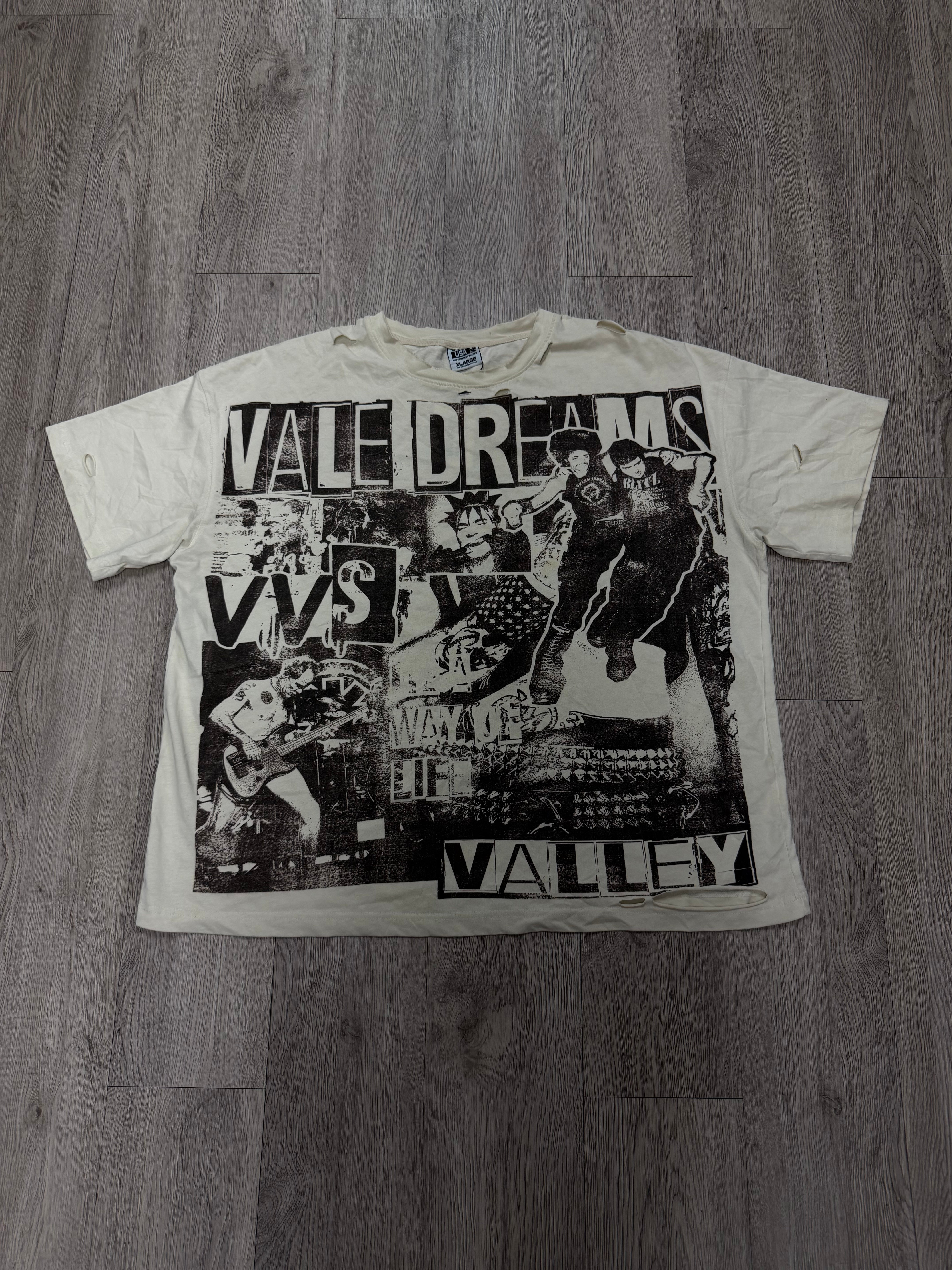 Vale Cream Brown Rockstar Tee