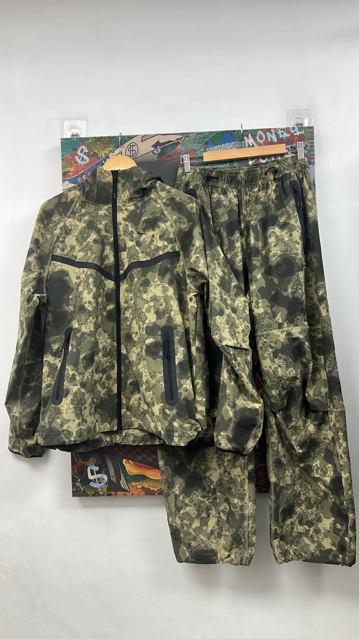 Nike Green Digi Camo Track Suit