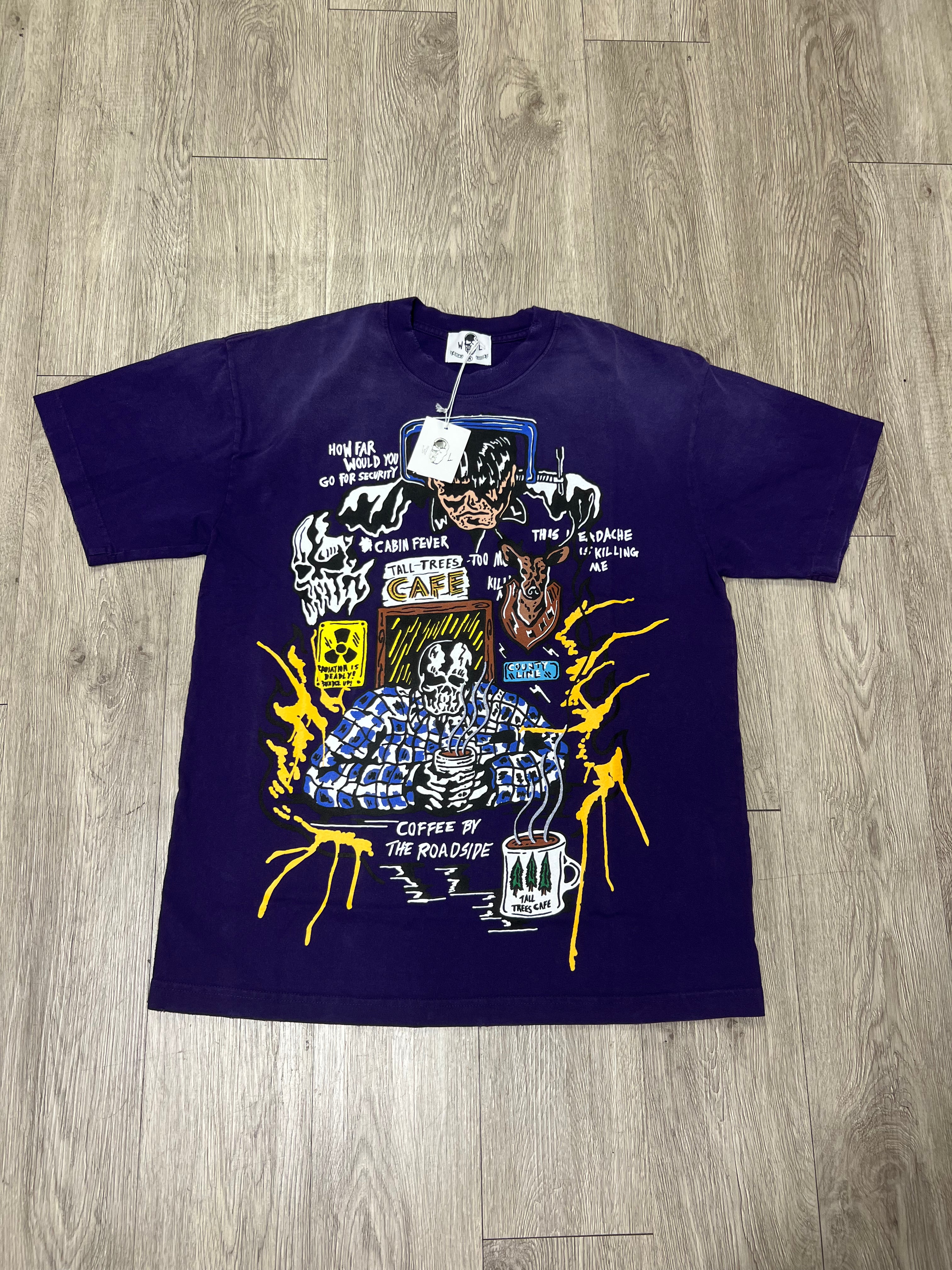 Warren Lotas Purple Roadside Coffee Tee