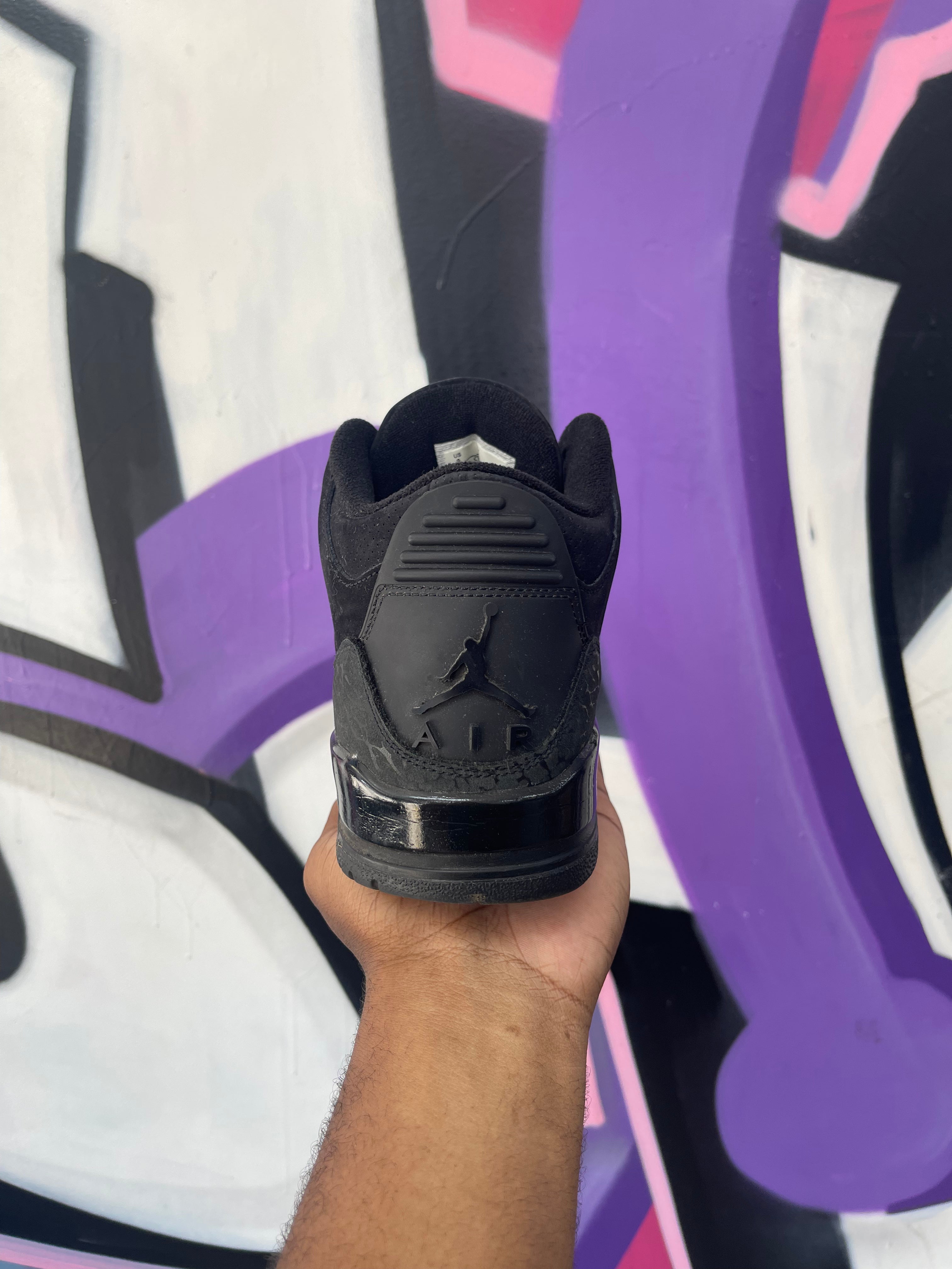 Jordan 3 Black Cat Sneakers