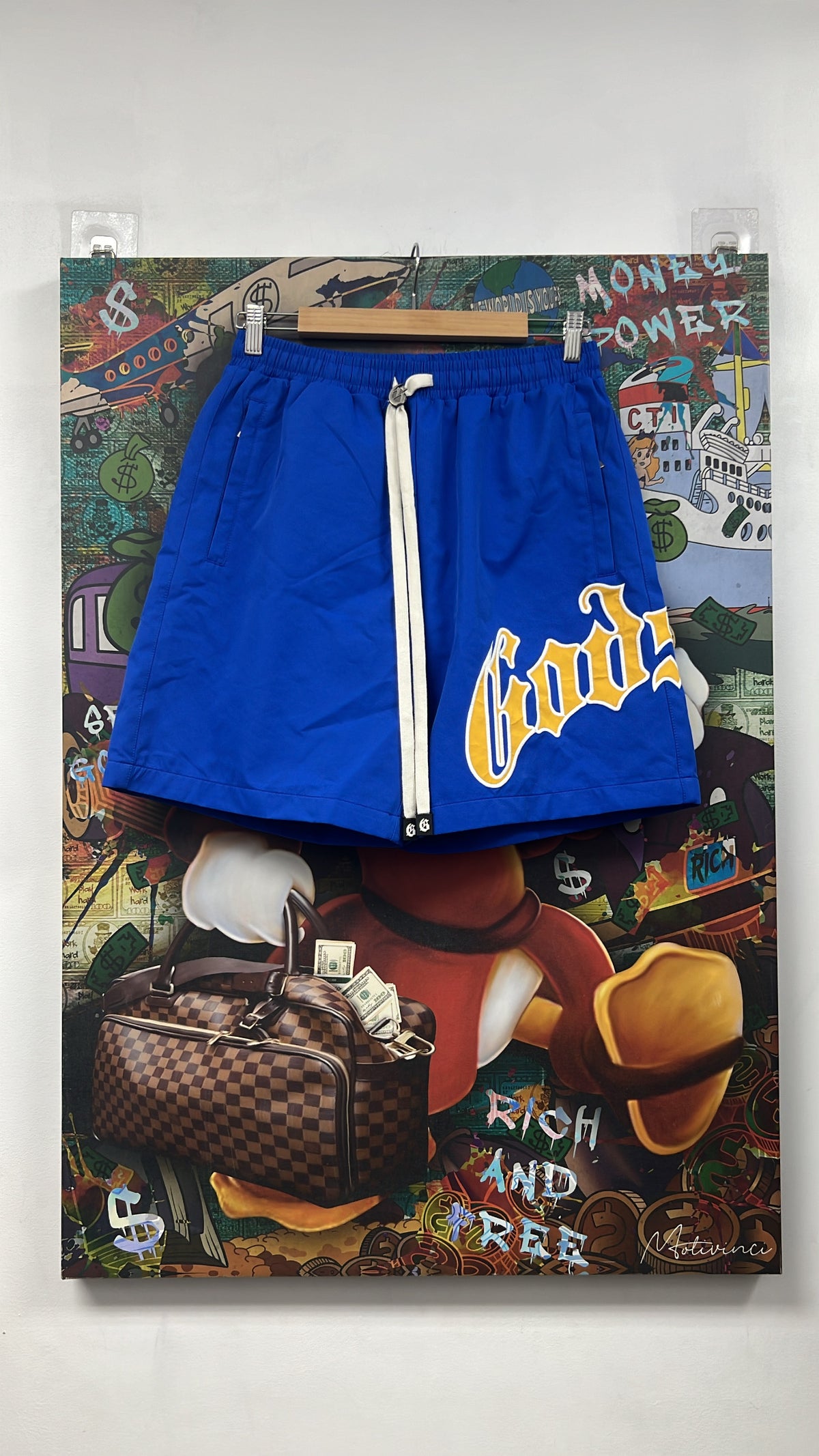 Godspeed Blue Yellow Shorts