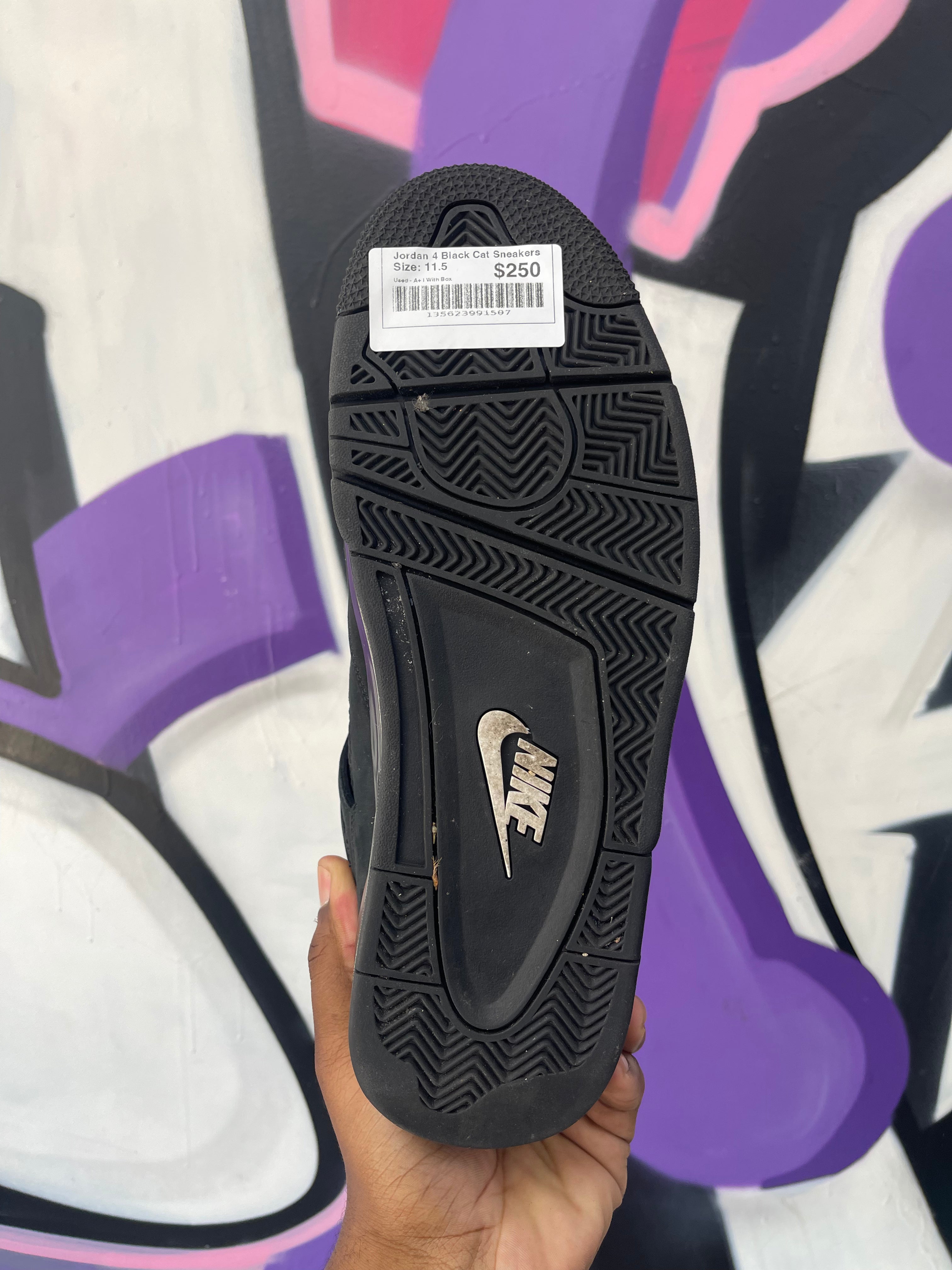 Jordan 4 Black Cat Sneakers