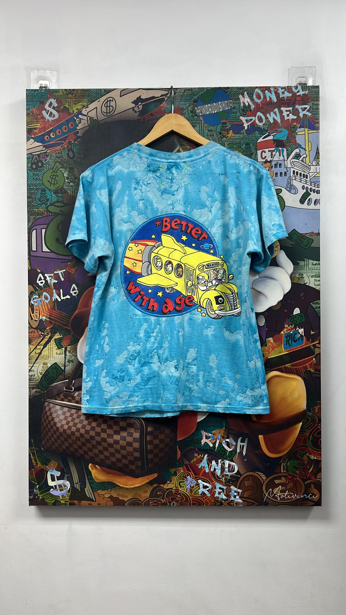 Better With Age Multi Color You Idiot Tee