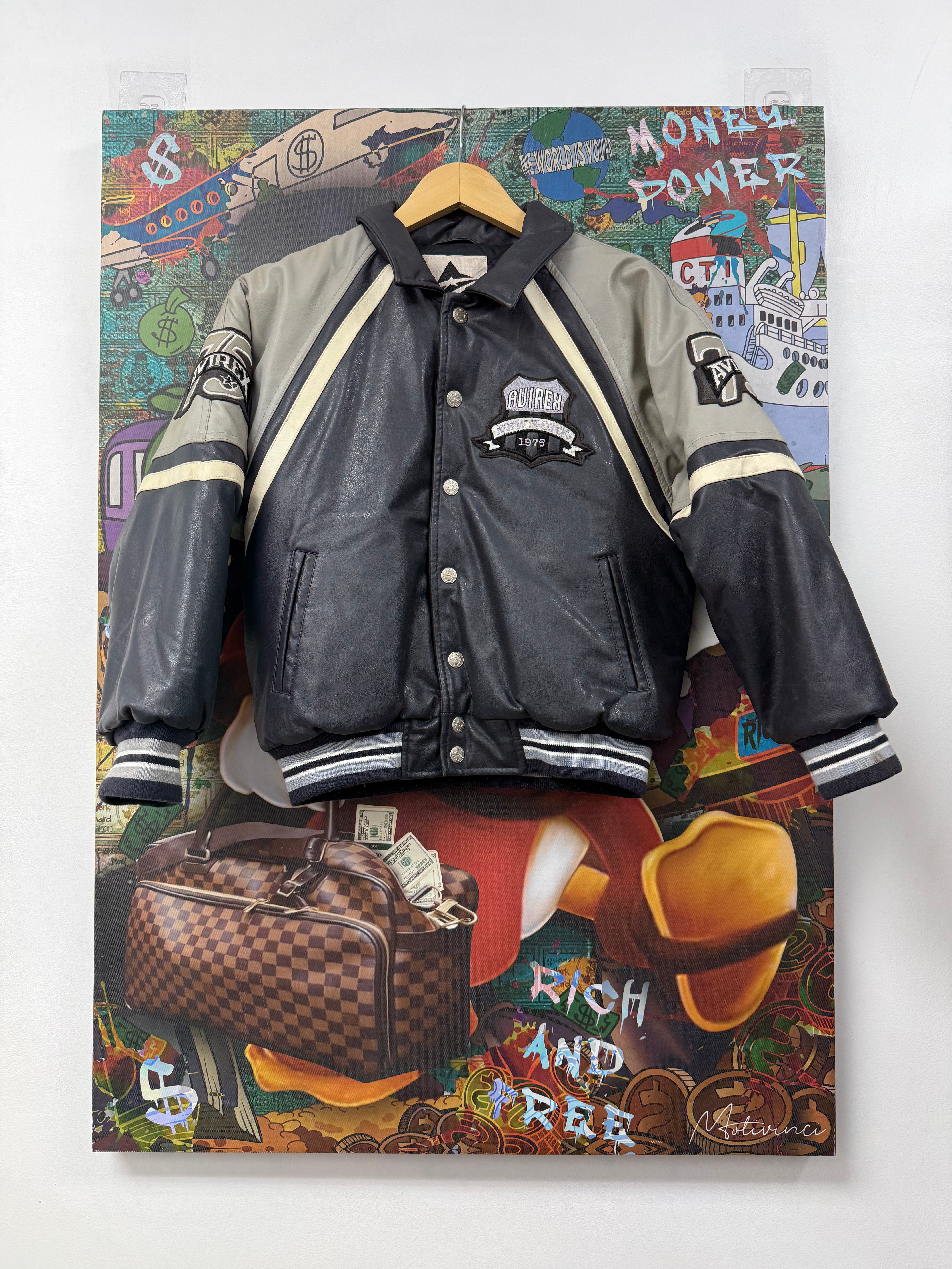 Avirex Dark Blue Grey New York (Kids) Jacket