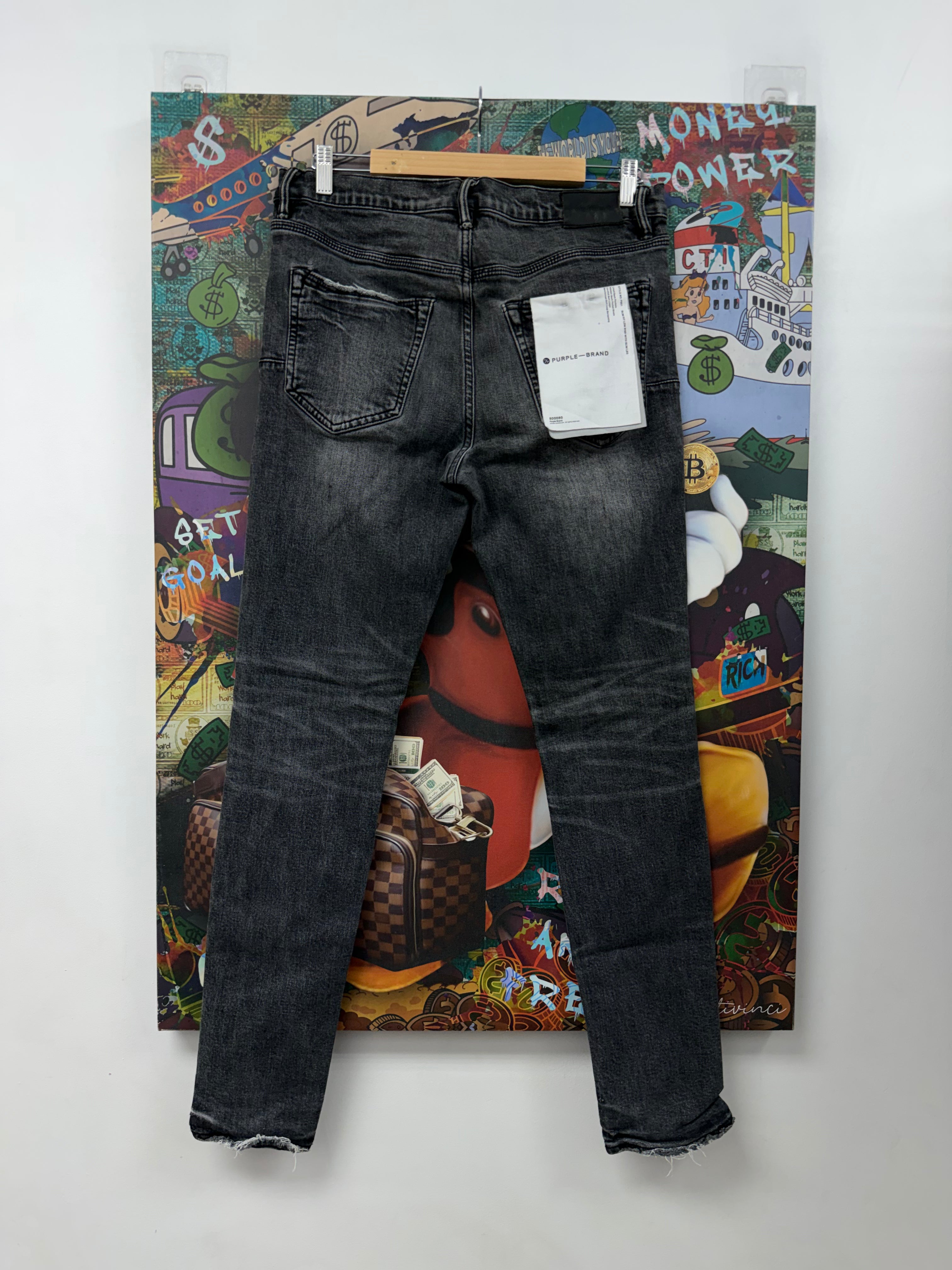 Purple Brand Grey P001 Jeans