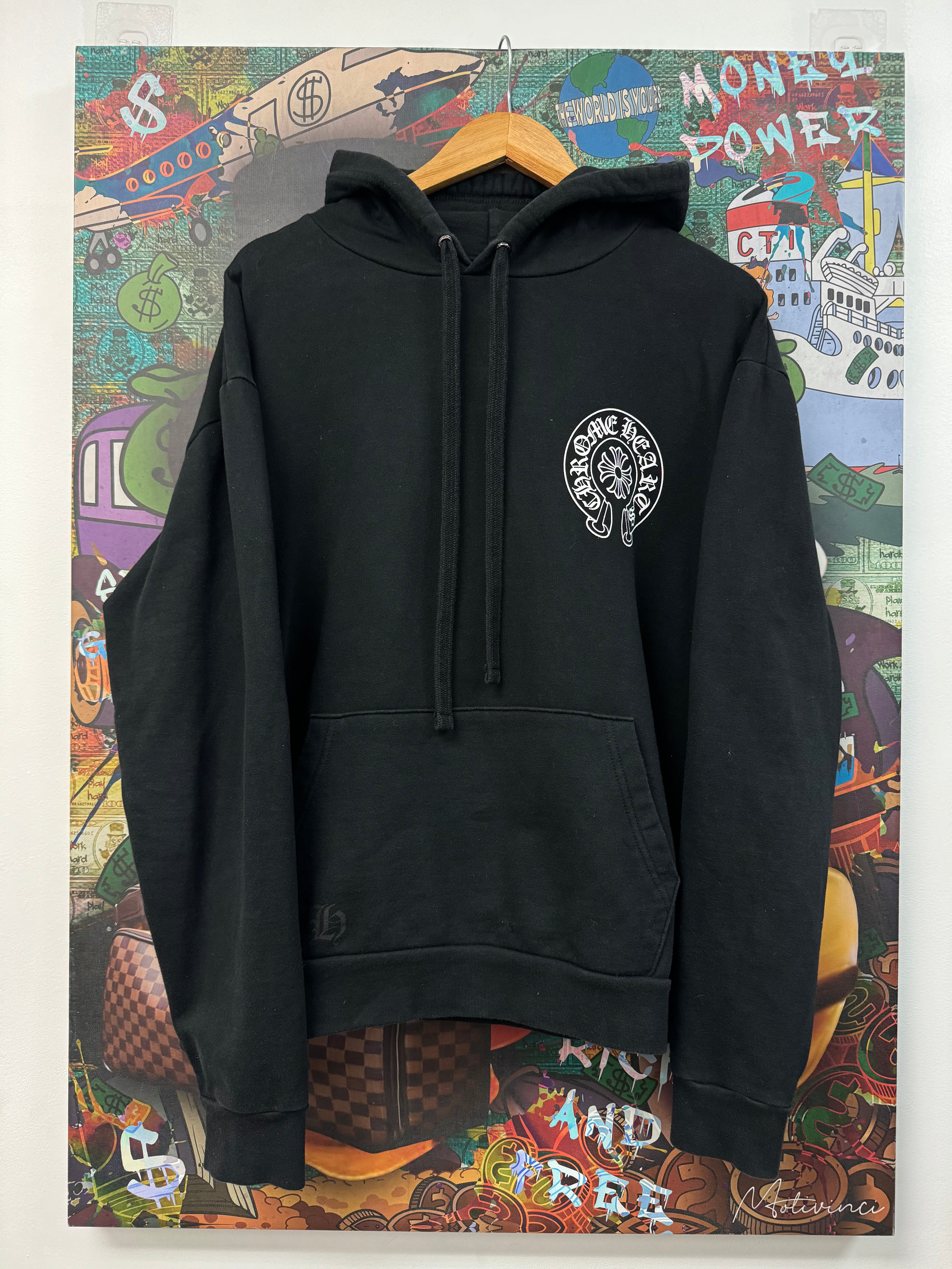 Chrome Hearts Black Miami Horseshoe Hoodie