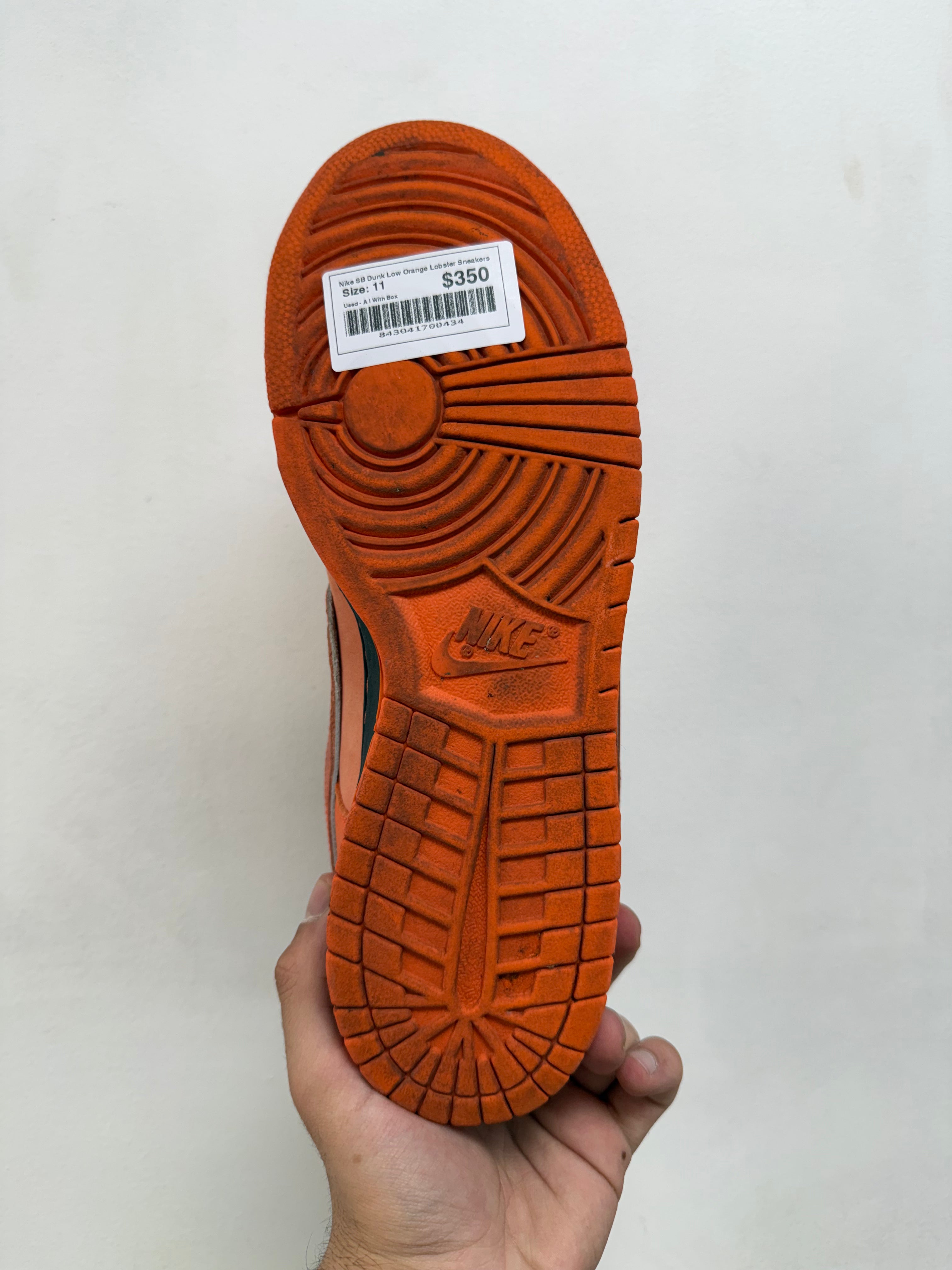 Nike SB Dunk Low Orange Lobster Sneakers