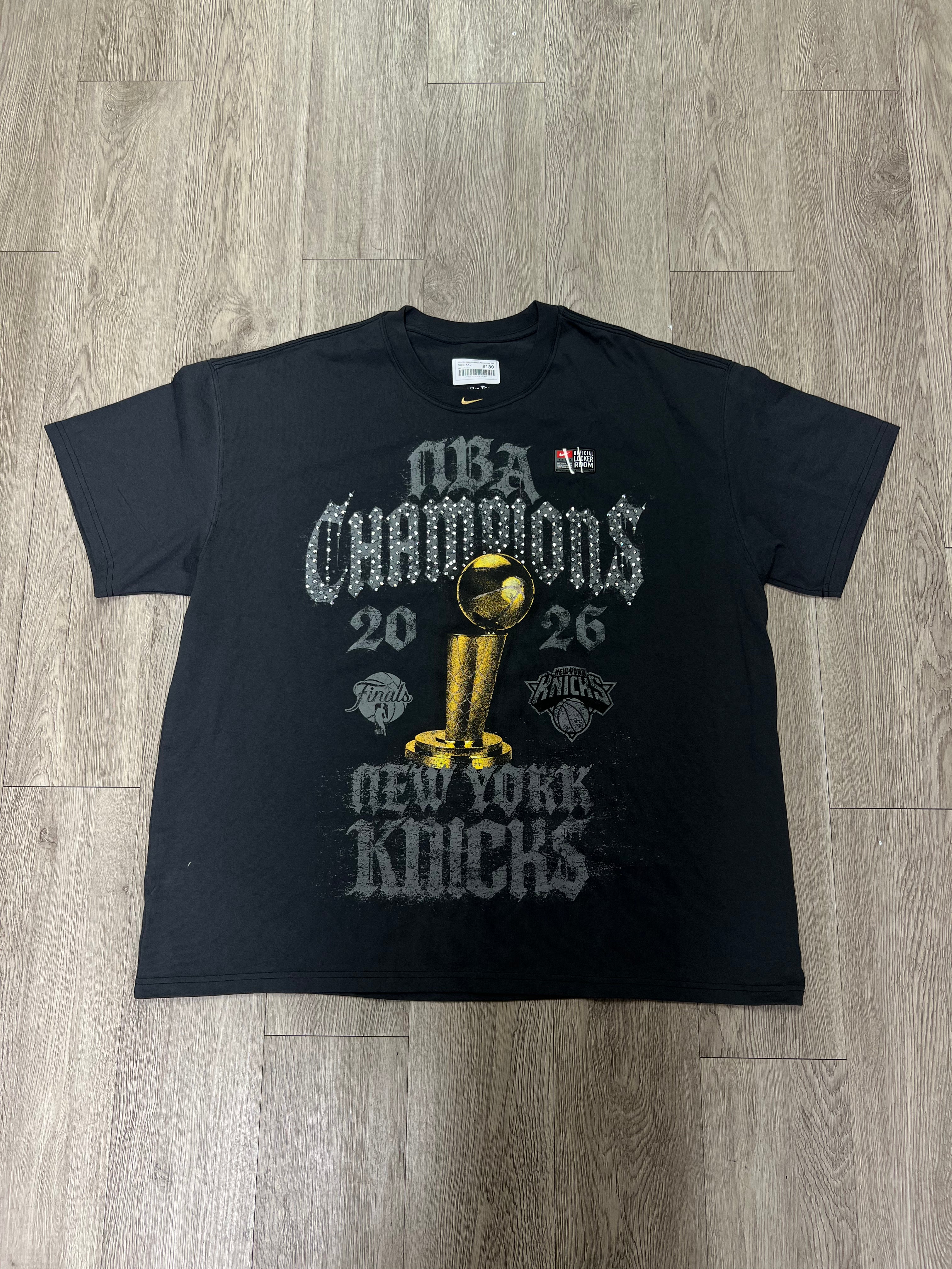 Nike NY Knicks Champs Rhinestone Tee