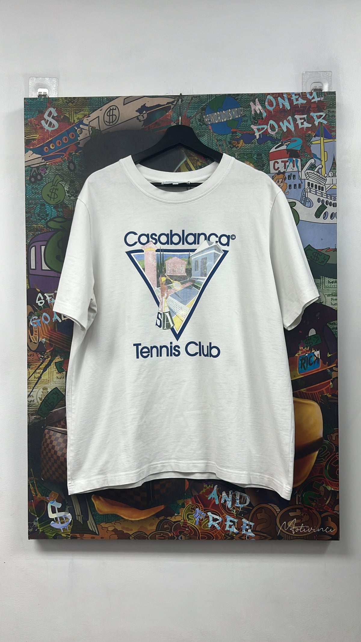 Casablanca White Tennis Club Tee