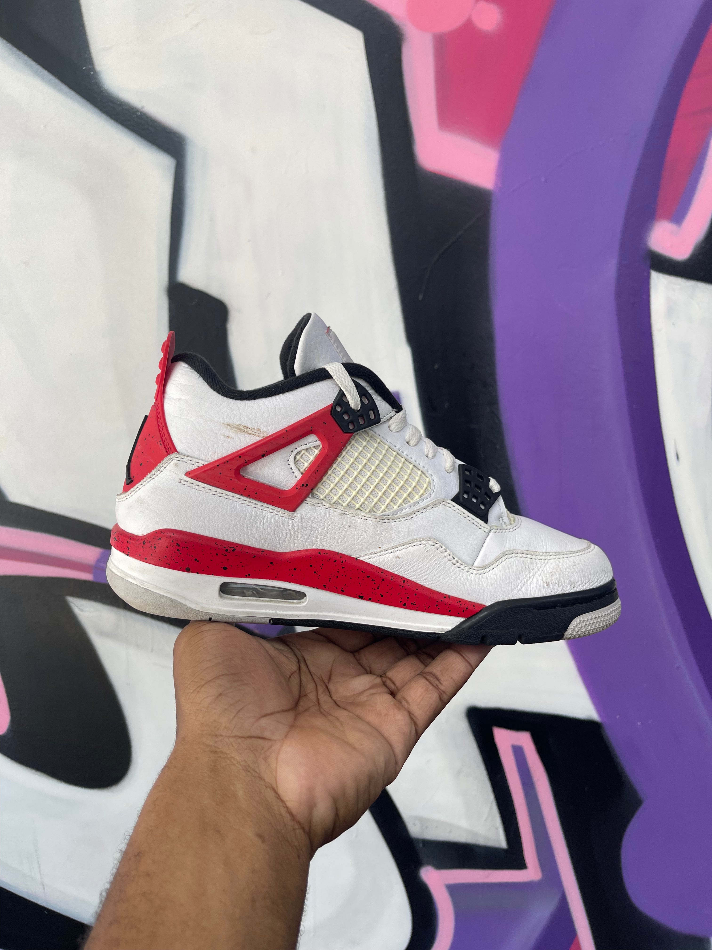 Jordan 4 Red Cement Sneakers