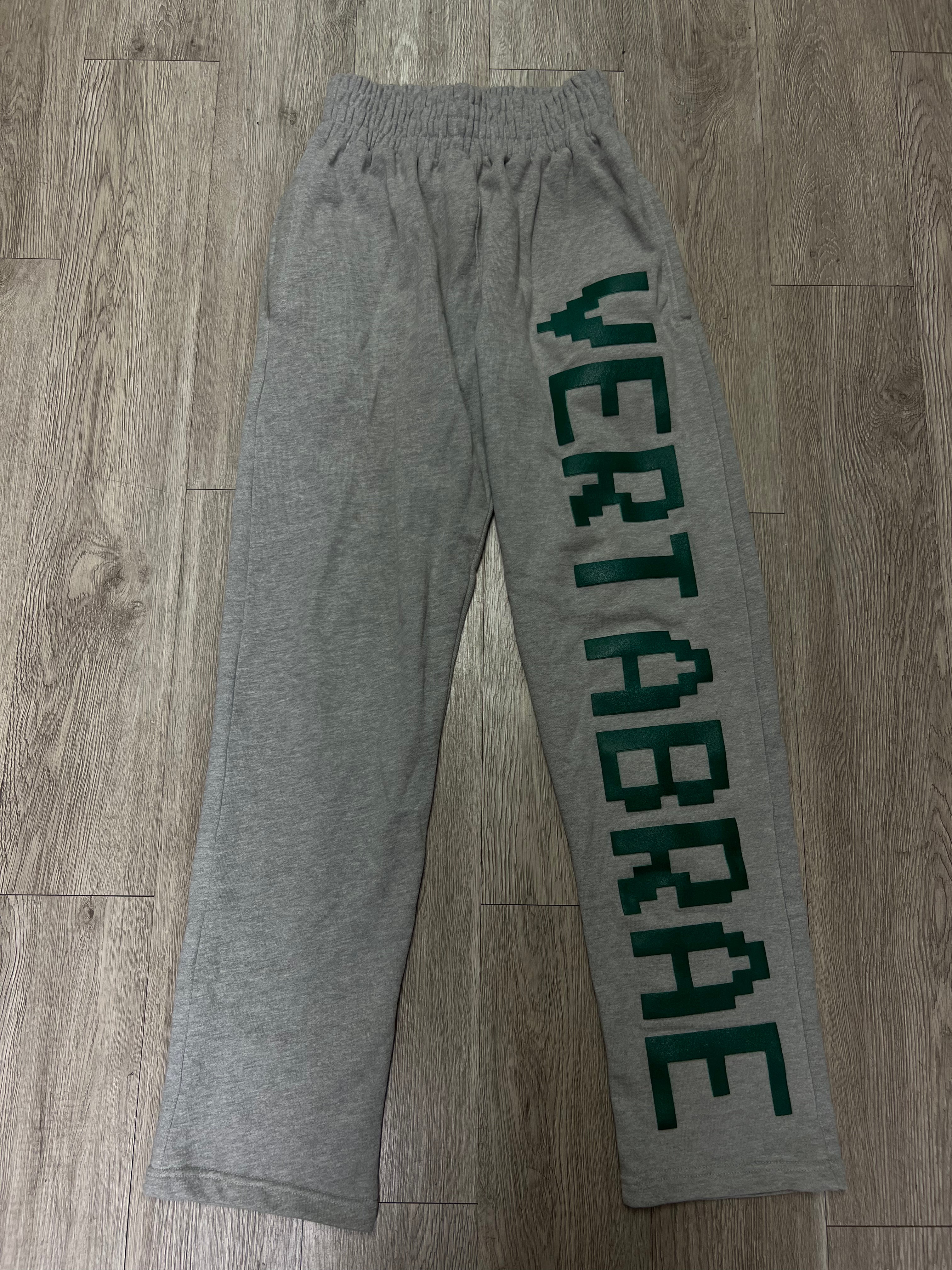 Vertabrae Grey Green Sweats