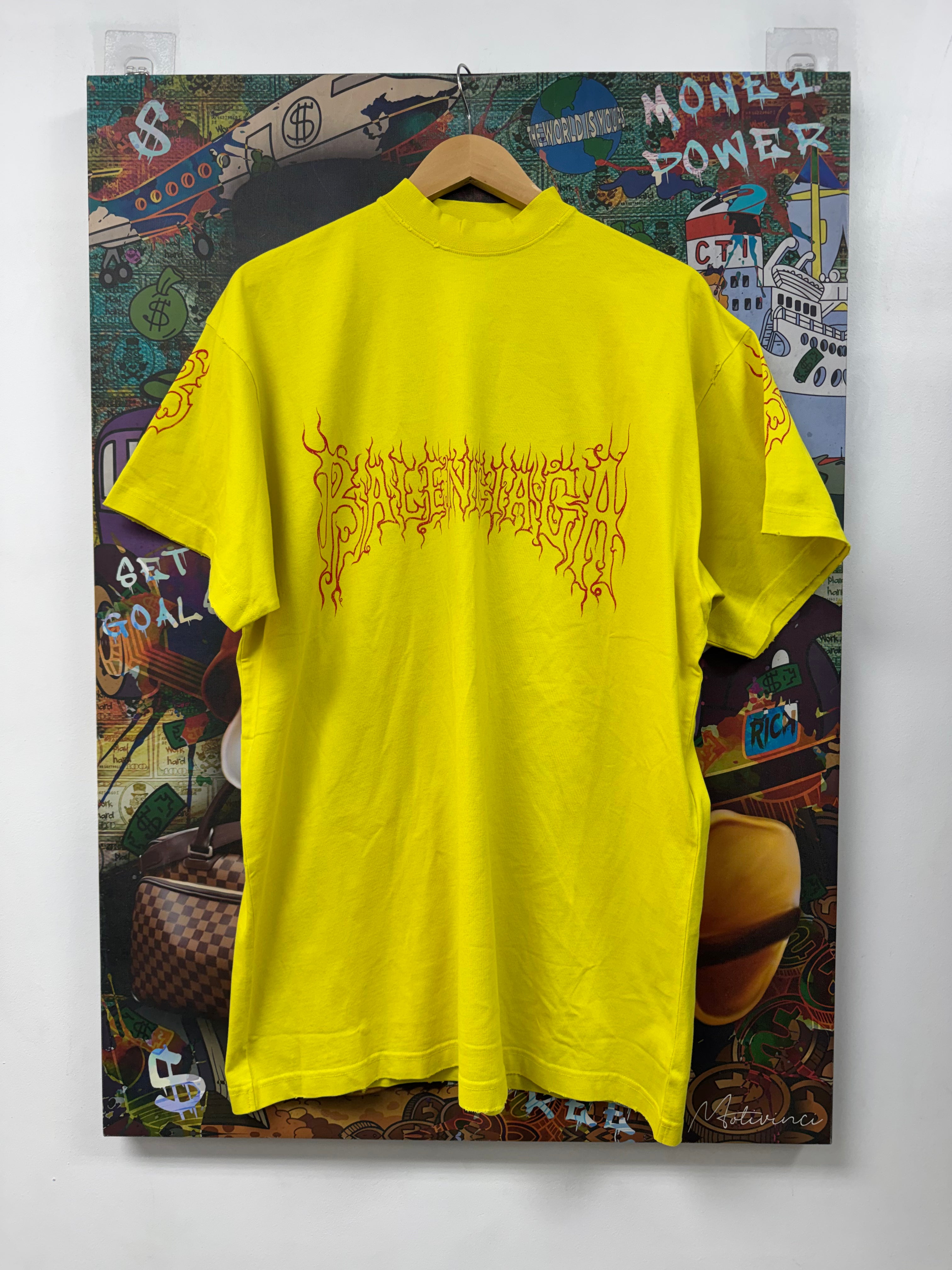 Balenciaga Yellow Darkwave (1) Tee