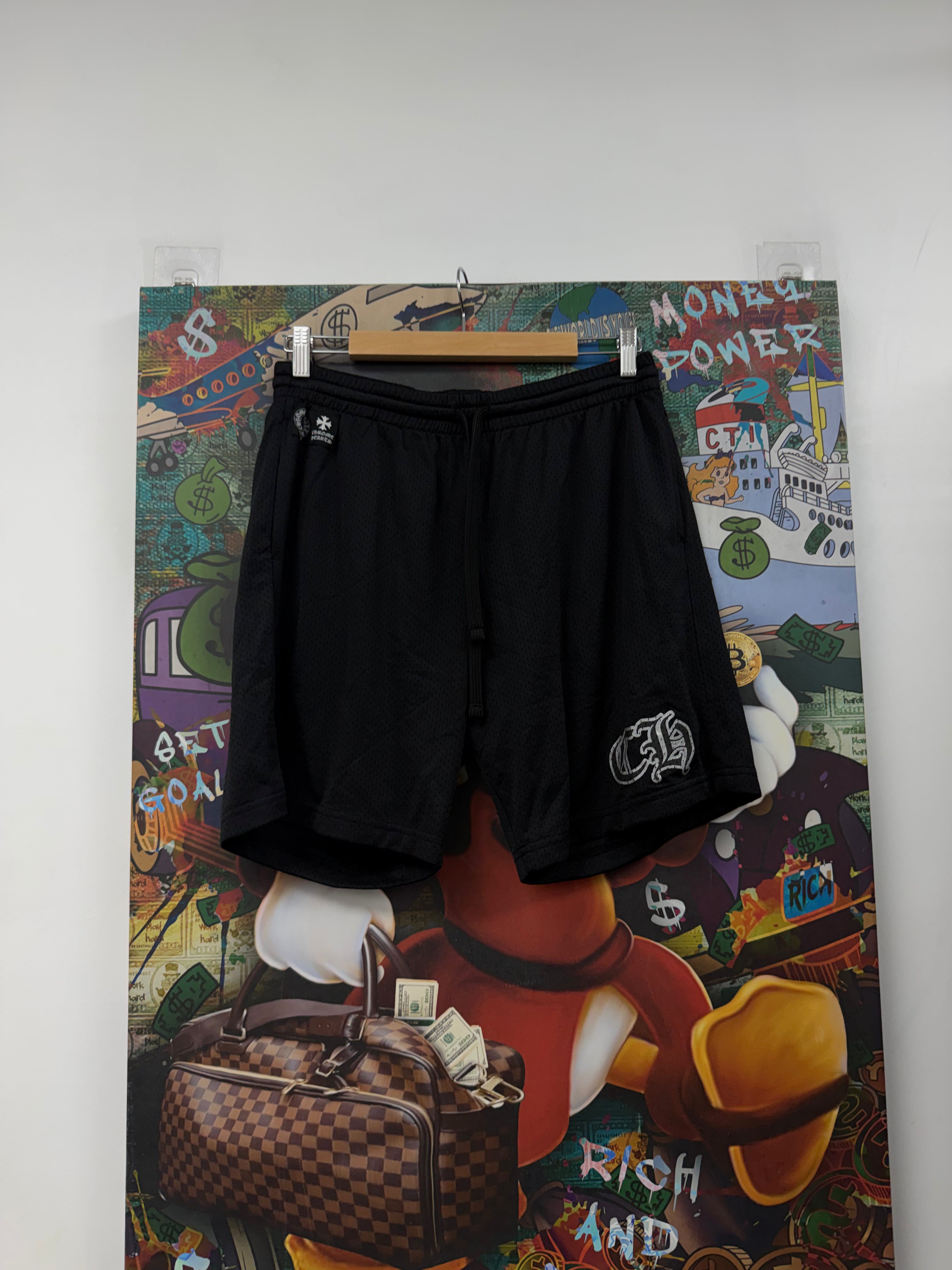 Chrome Hearts Black CH Mesh Shorts