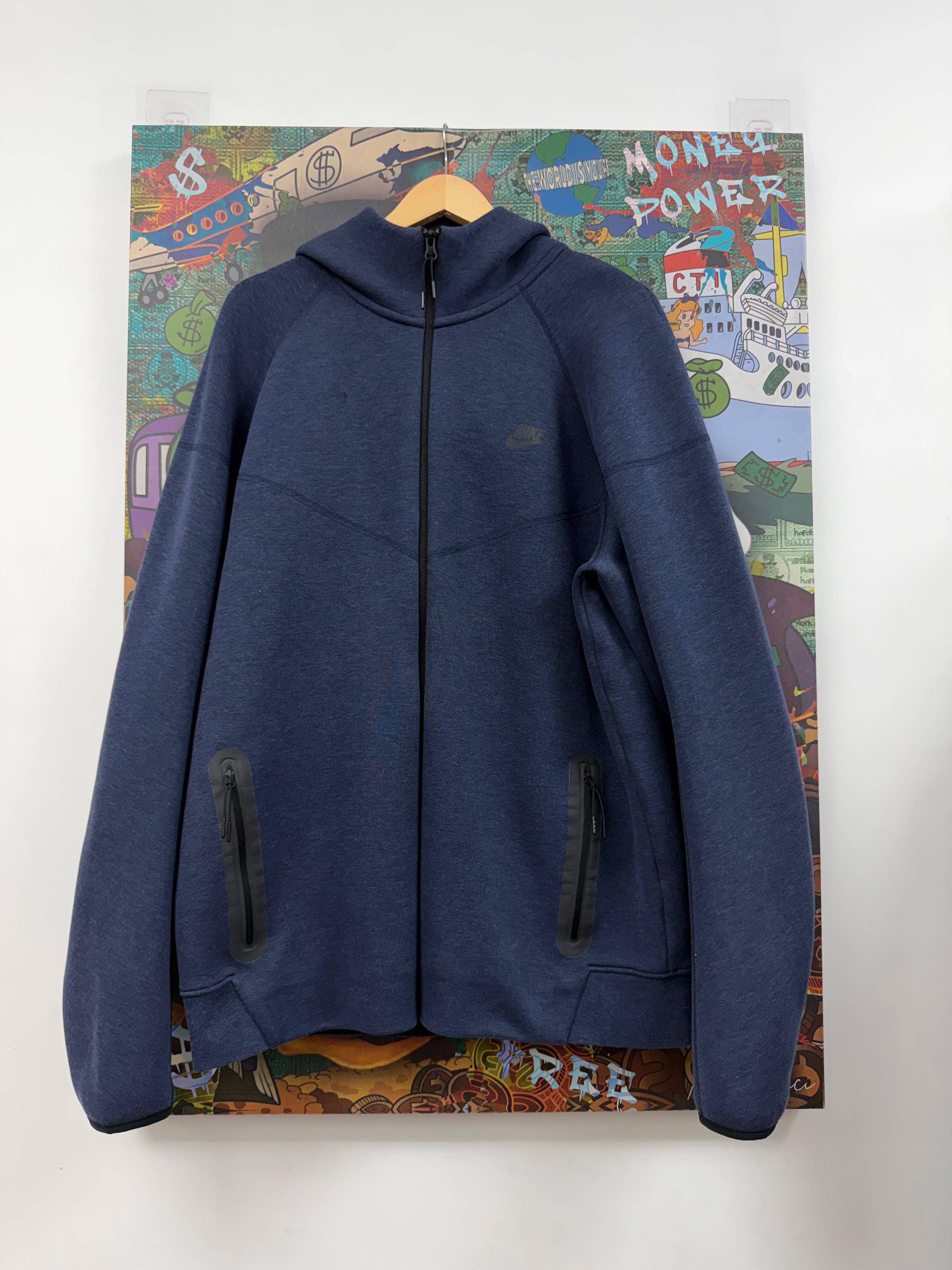 Nike Navy Tech Zip Up