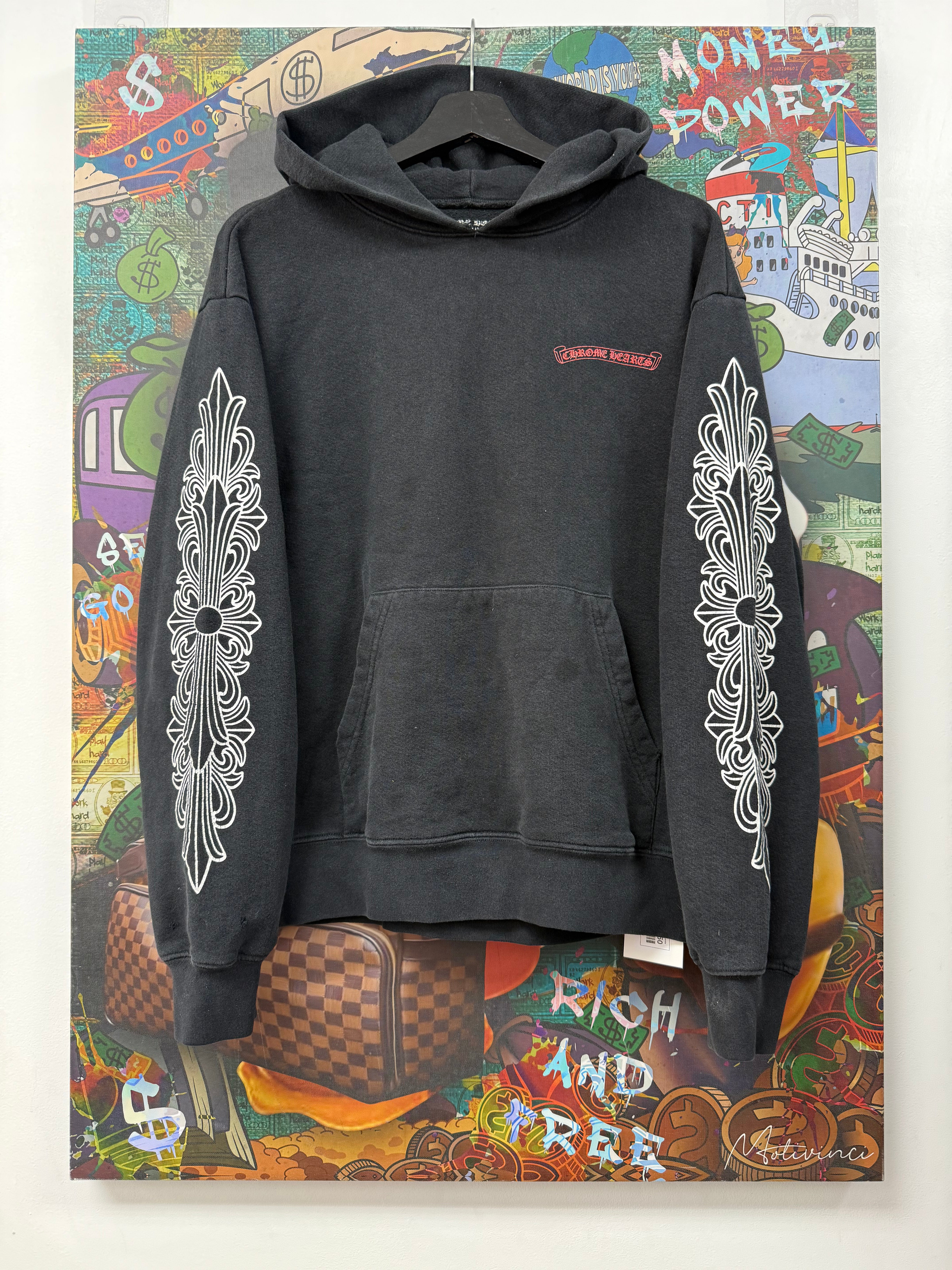 Chrome Hearts Matty Boy Black Chomper Hoodie