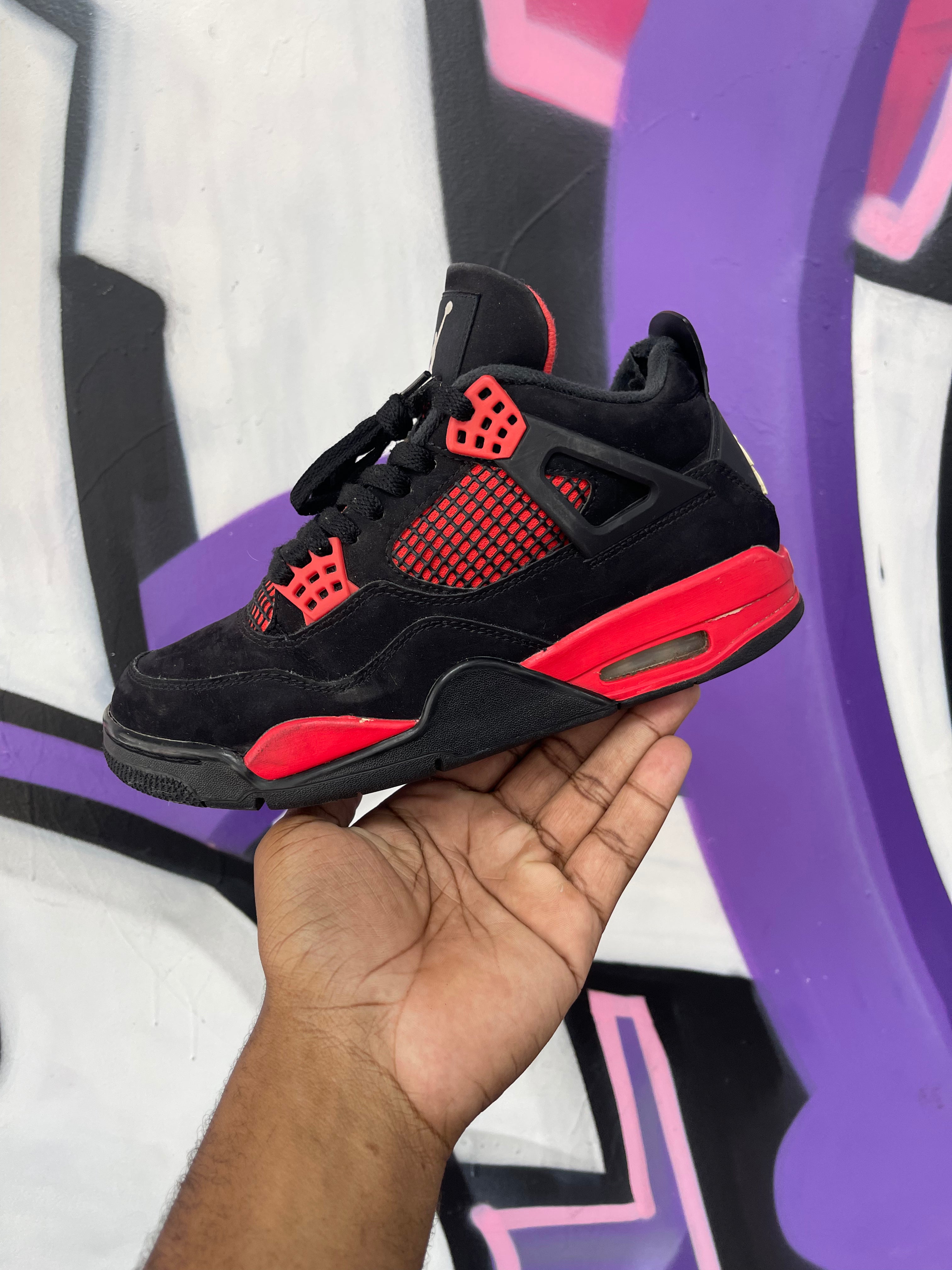 Jordan 4 Red Thunder Sneakers