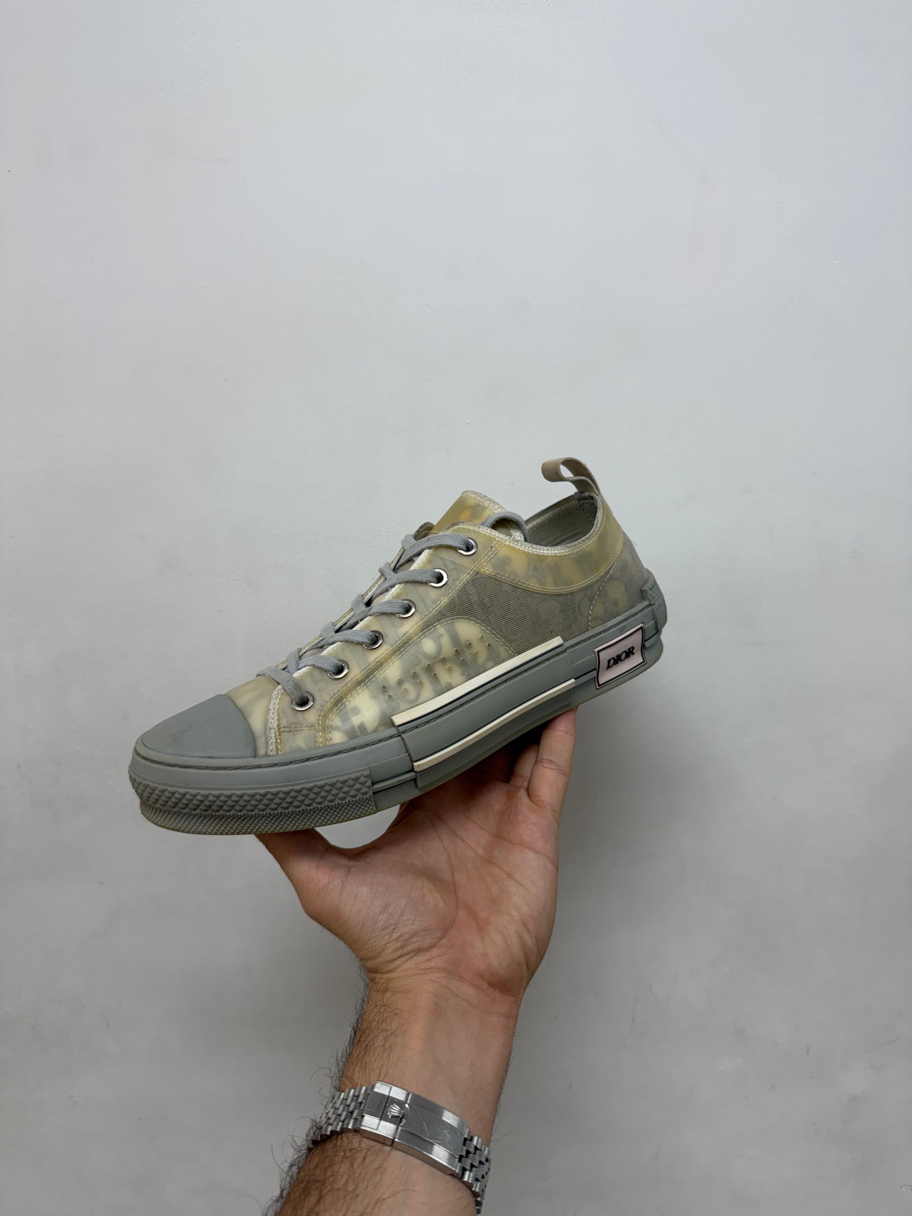Dior Grey B23 Low Sneakers