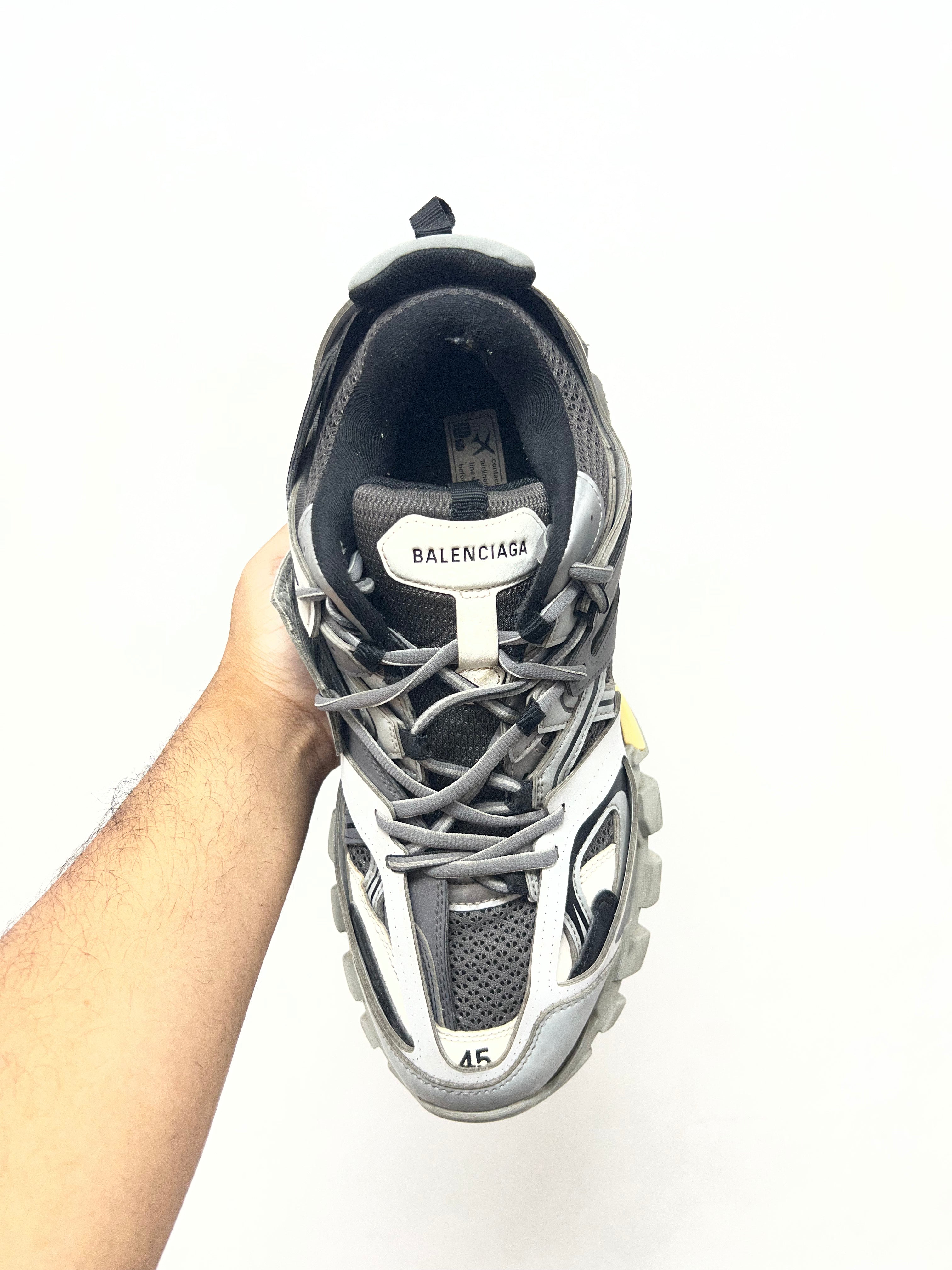 Balenciaga Grey LED Runner Sneakers