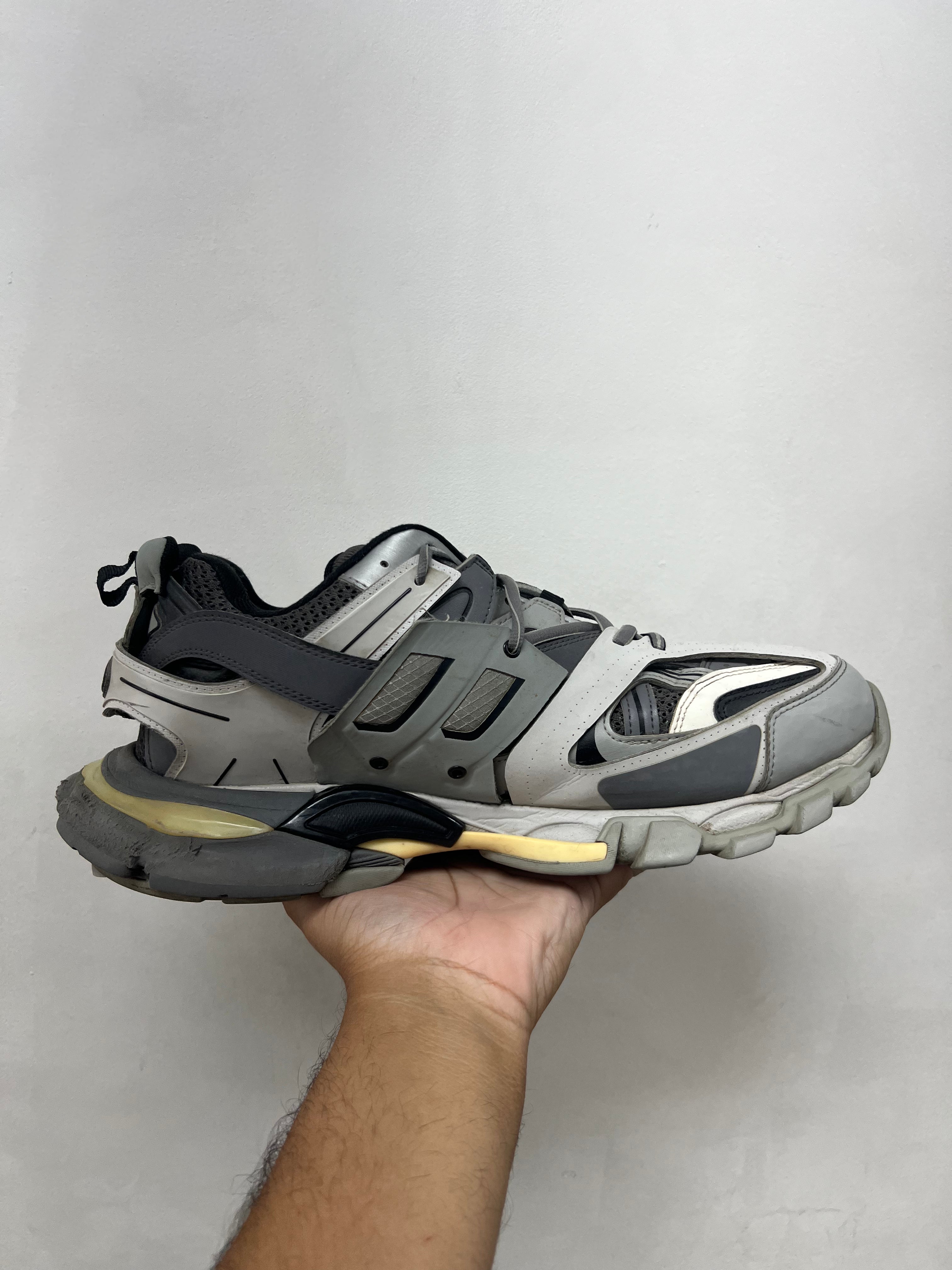 Balenciaga Grey LED Runner Sneakers