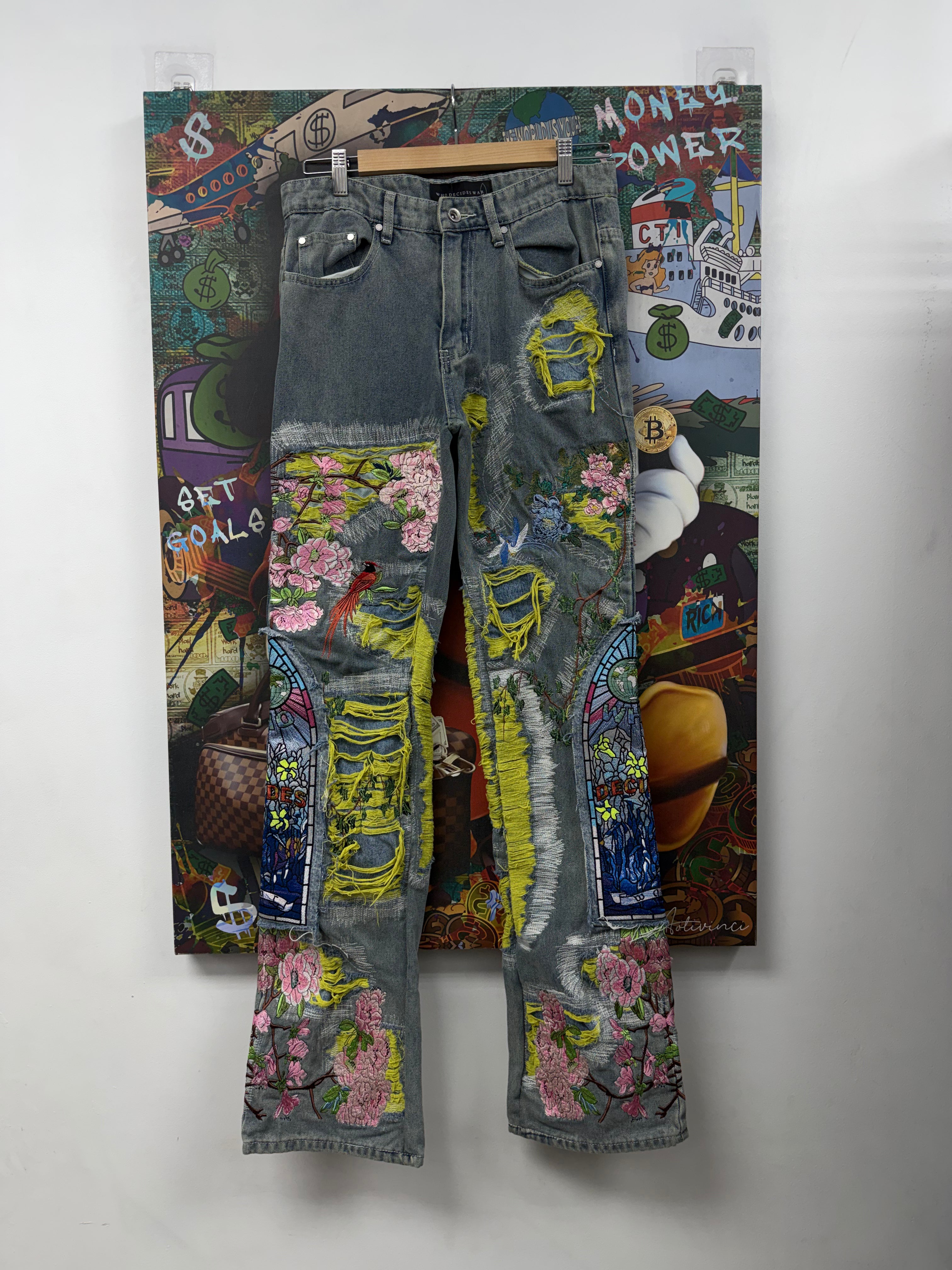Who Decides War Cherry Blossom Jeans