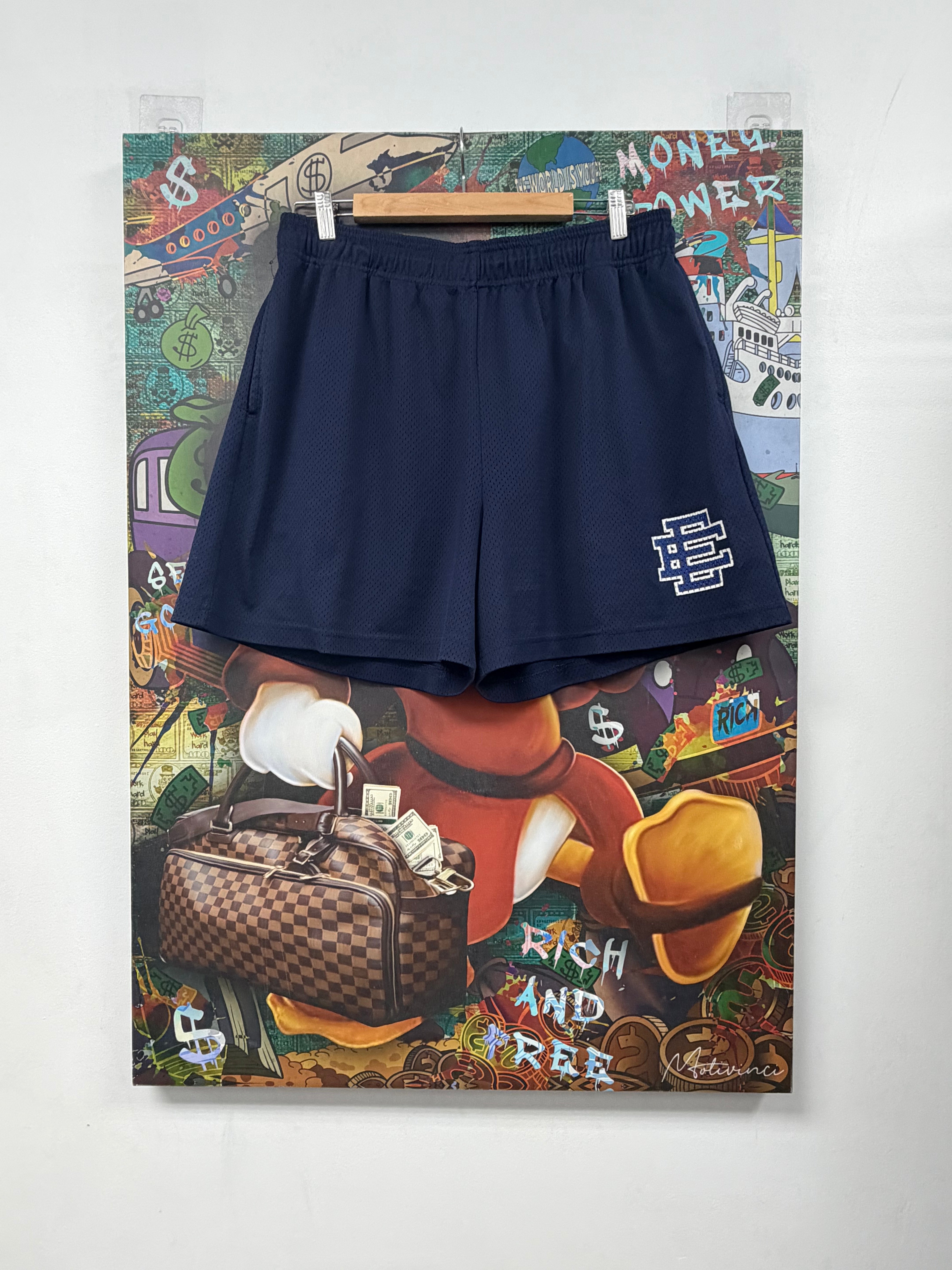 Eric Emanuel Navy Shorts