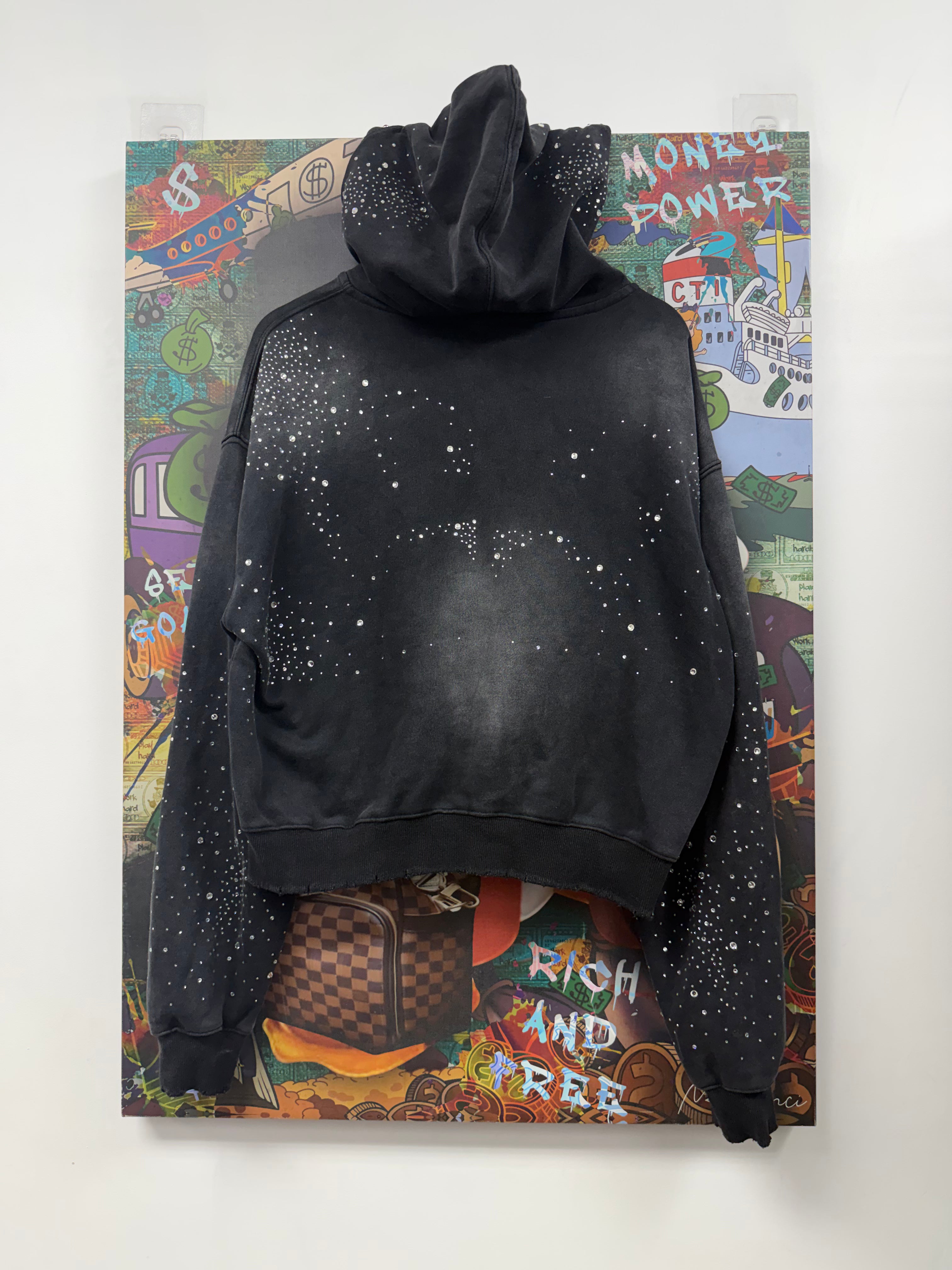 Vale Black Classico Zip Up Hoodie