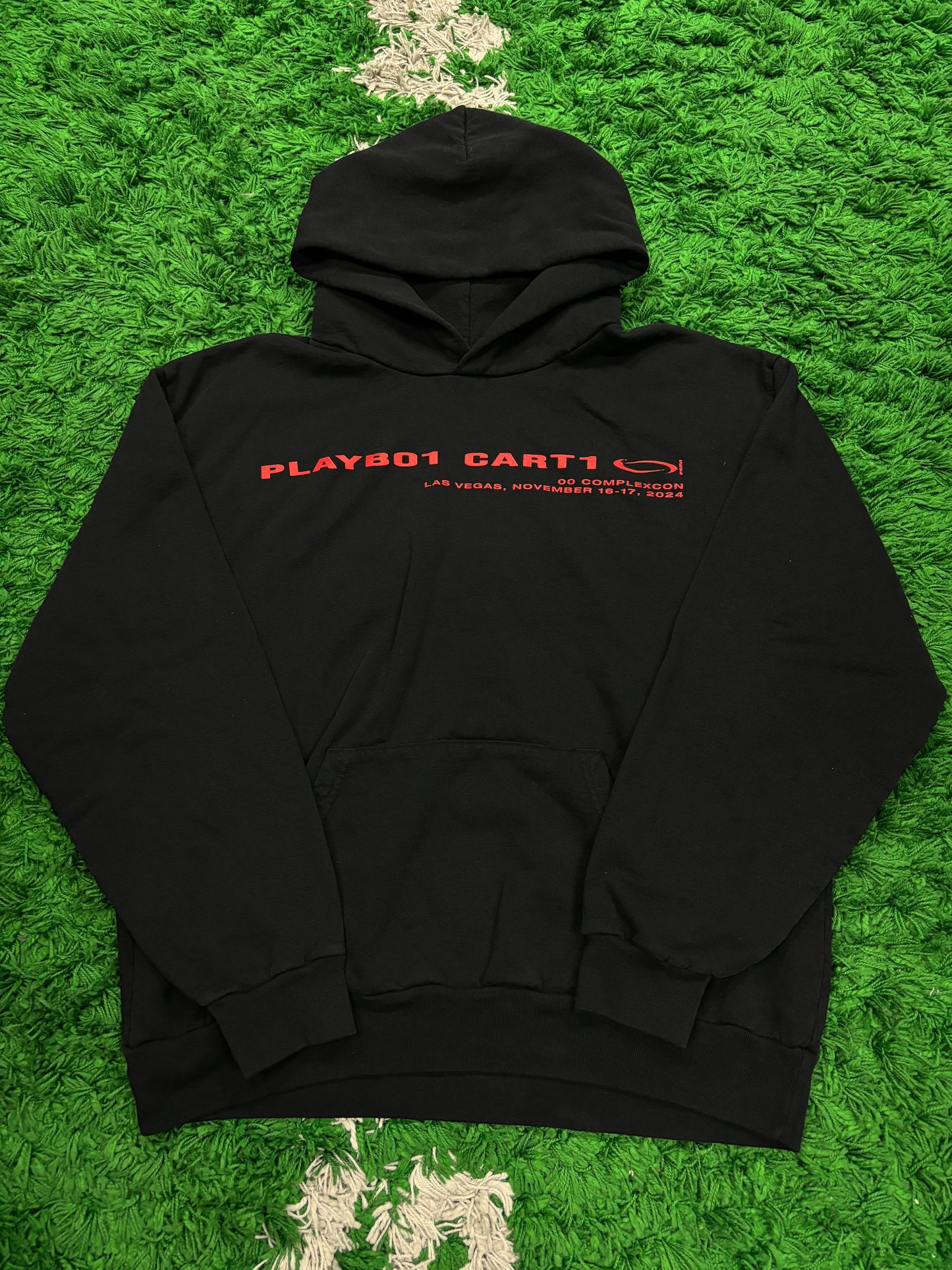 Opium Hoodie Red Type Front