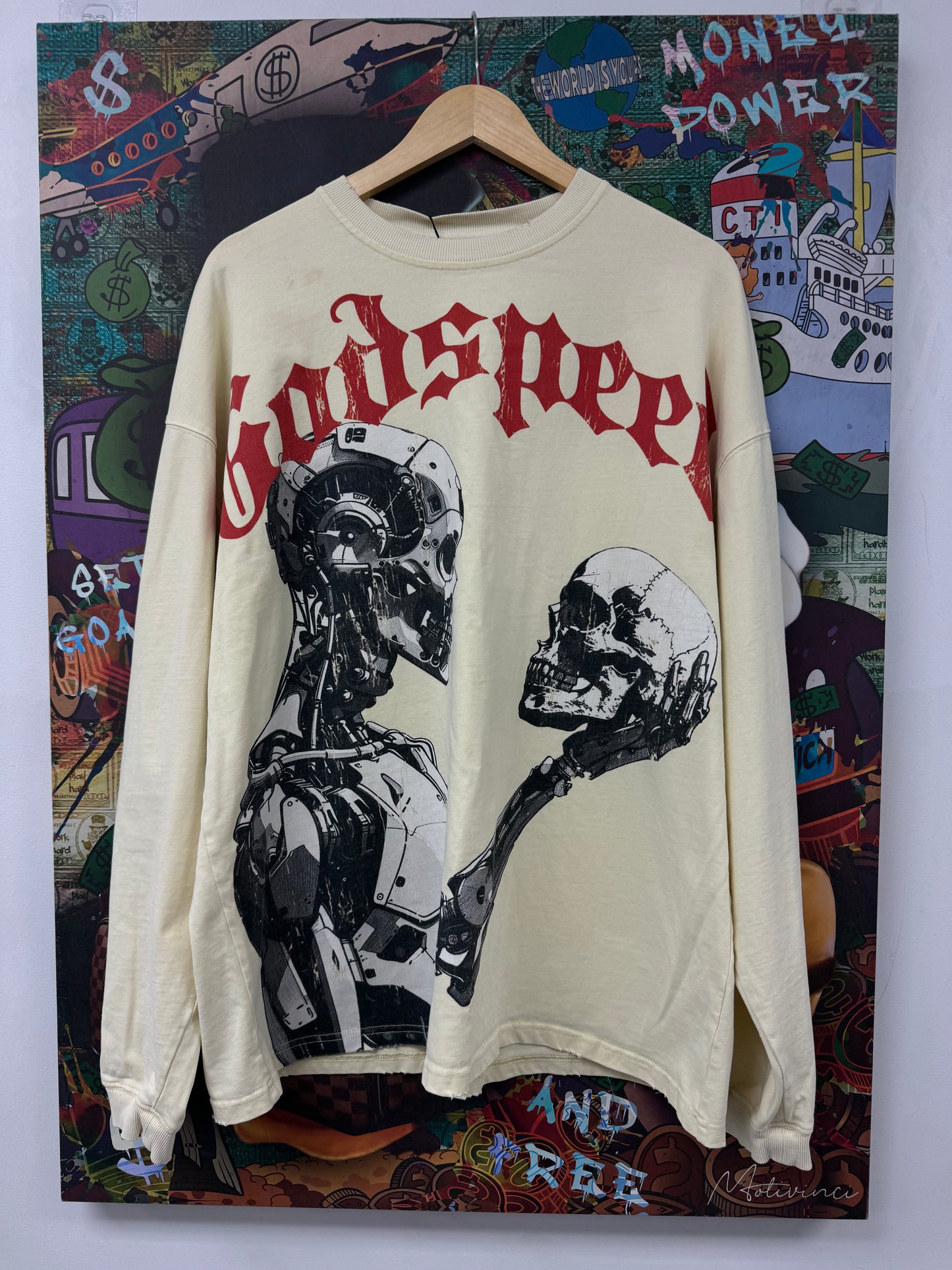 Godspeed Mankind Vs Ai Cream LS Used XL N/A