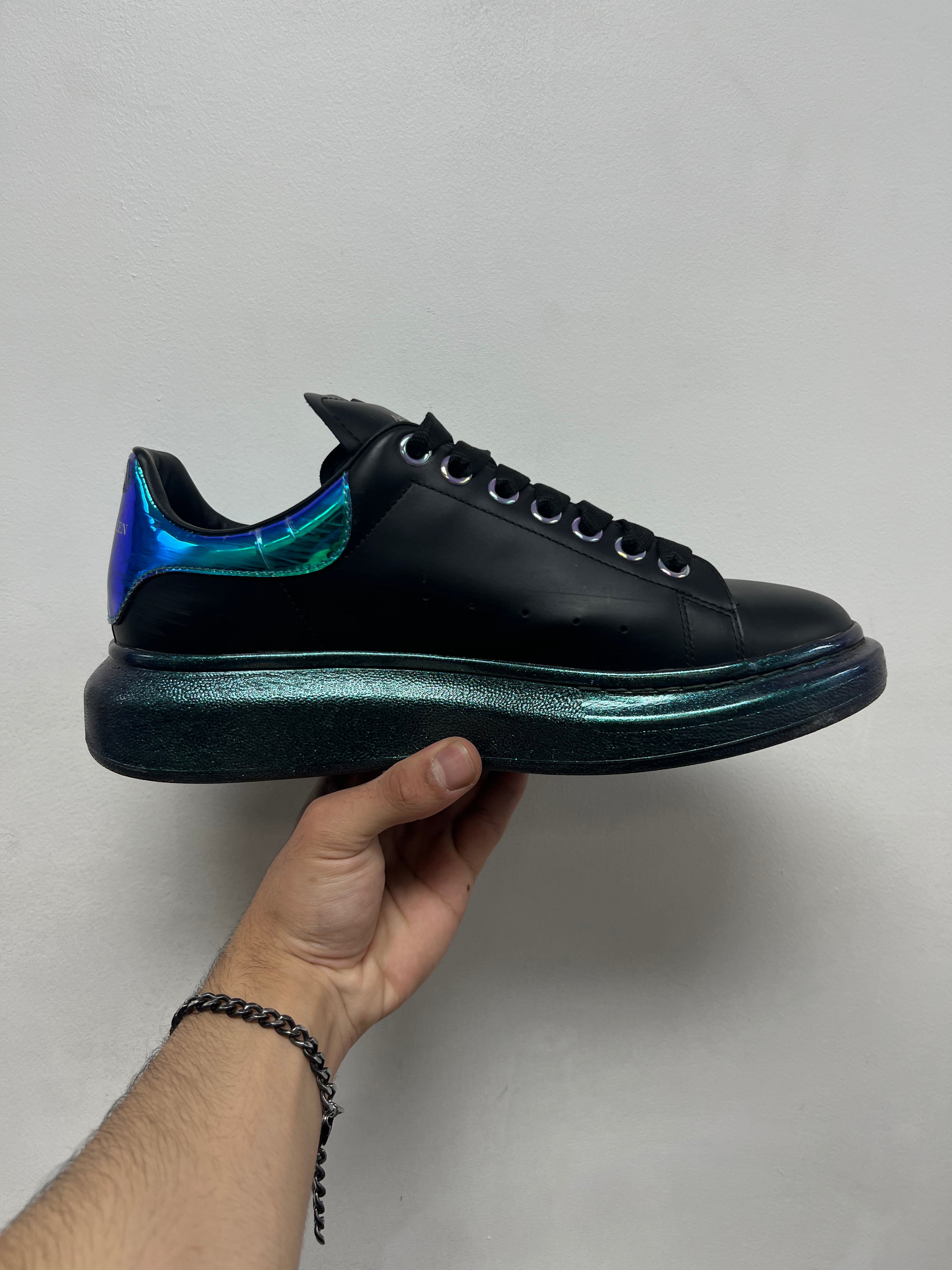 Alexander Mcqueen Black Monochrome Oversized Sneakers