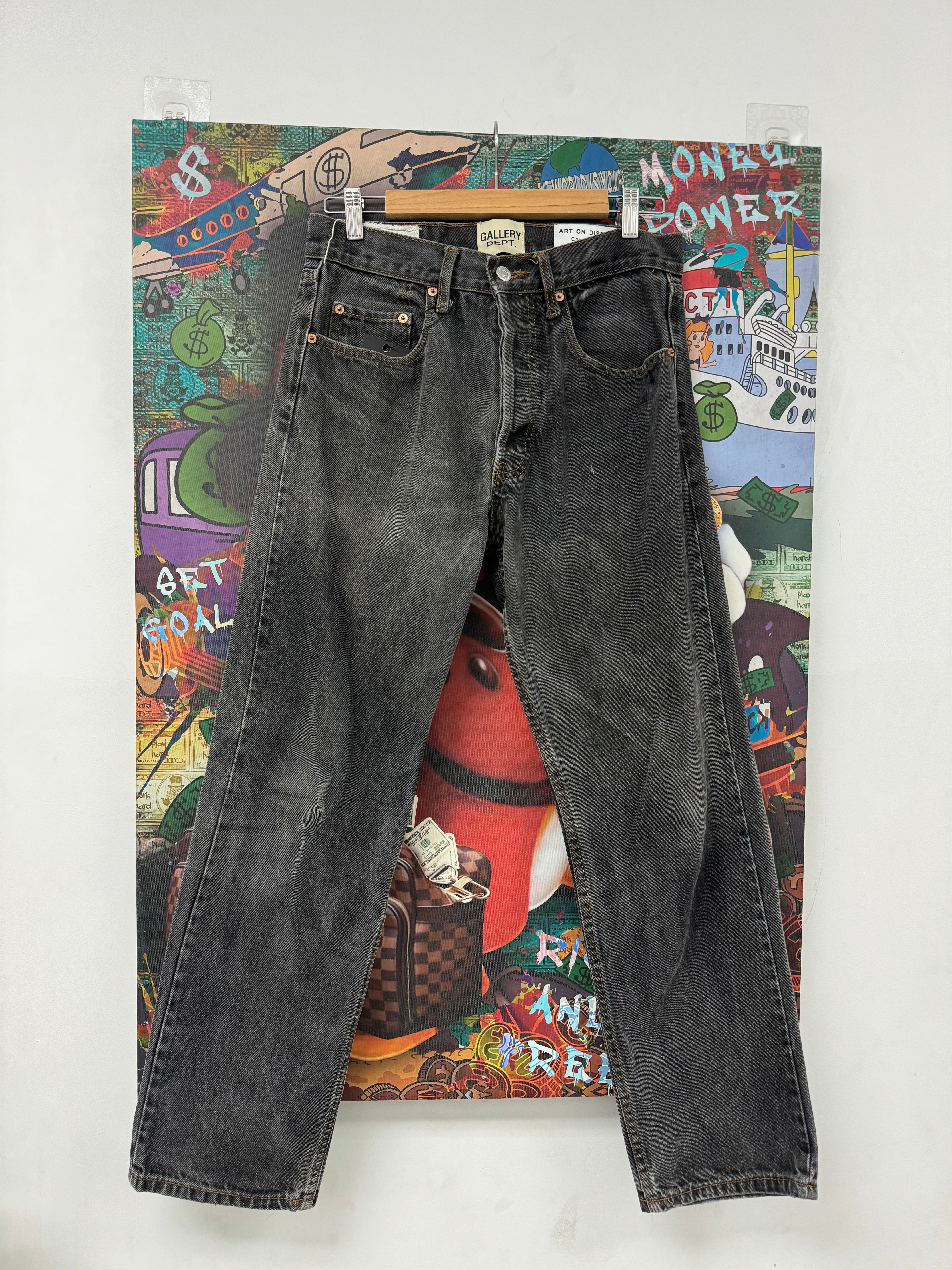 Gallery Dept Black Jeans Used 30 N/A