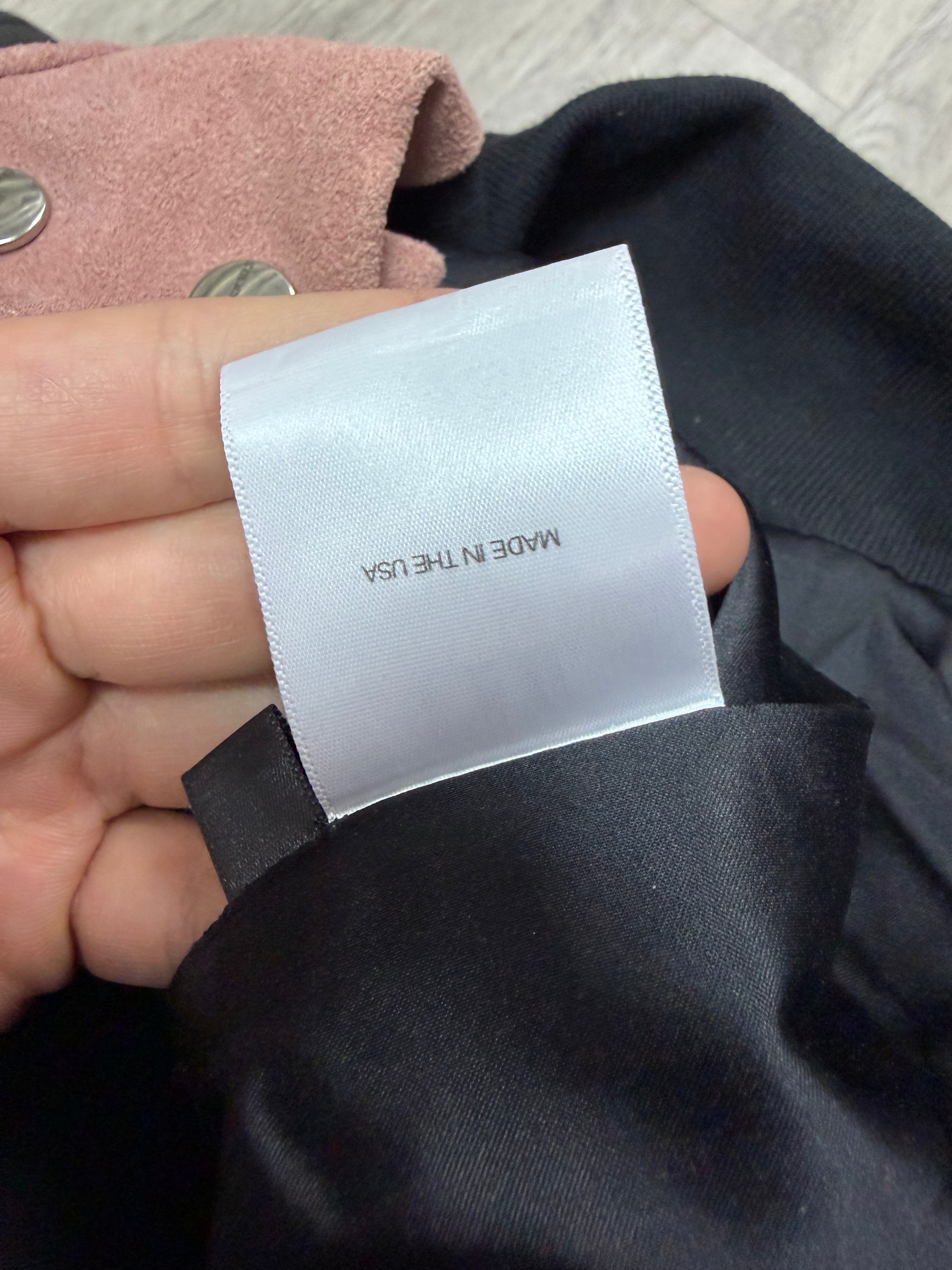 ENFANTS RICHES DÉPRIMÉS Pink Suede Nosebleed Jacket