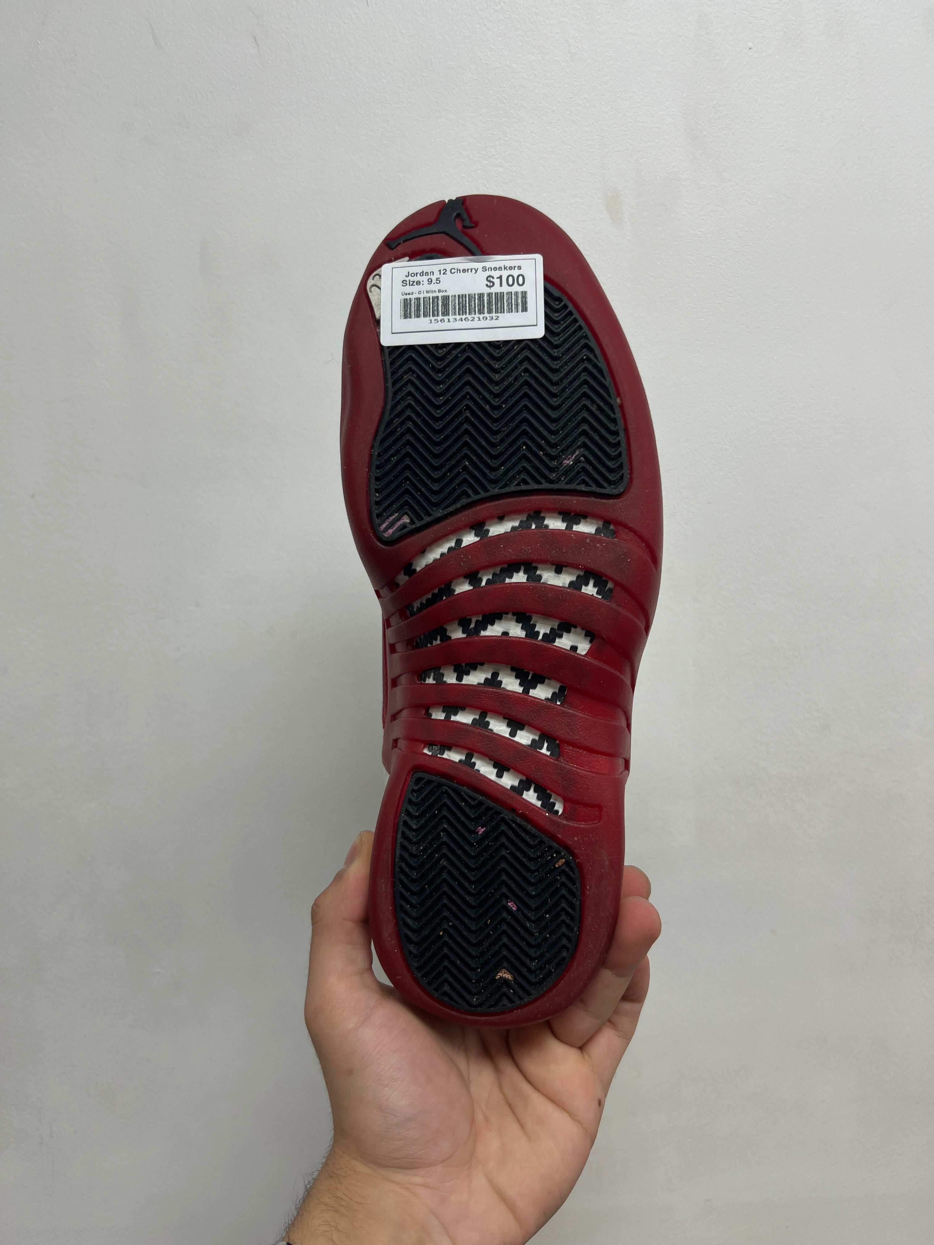 Jordan 12 Cherry Sneakers