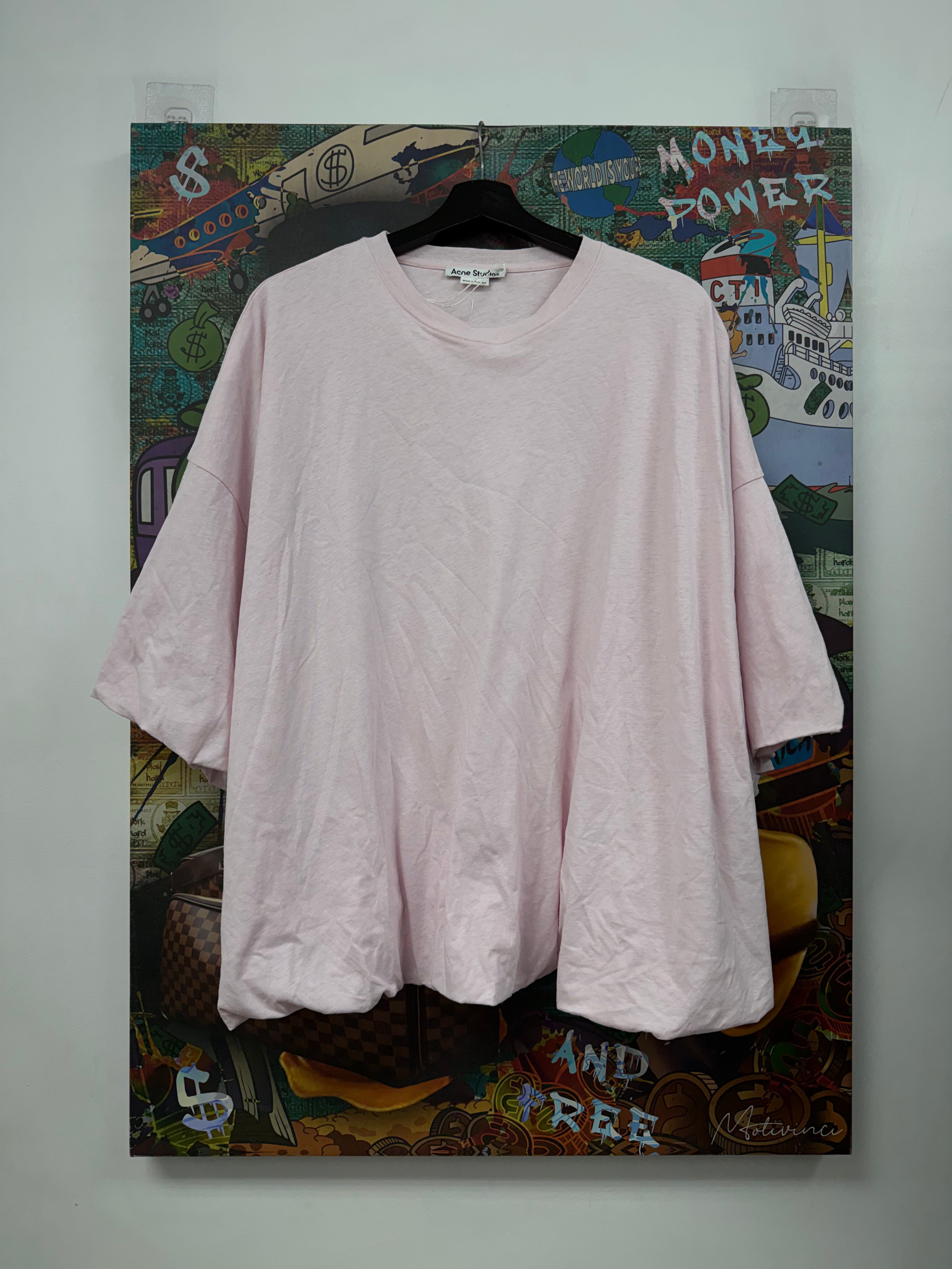 Acne Studios Pink Back Patch Tee