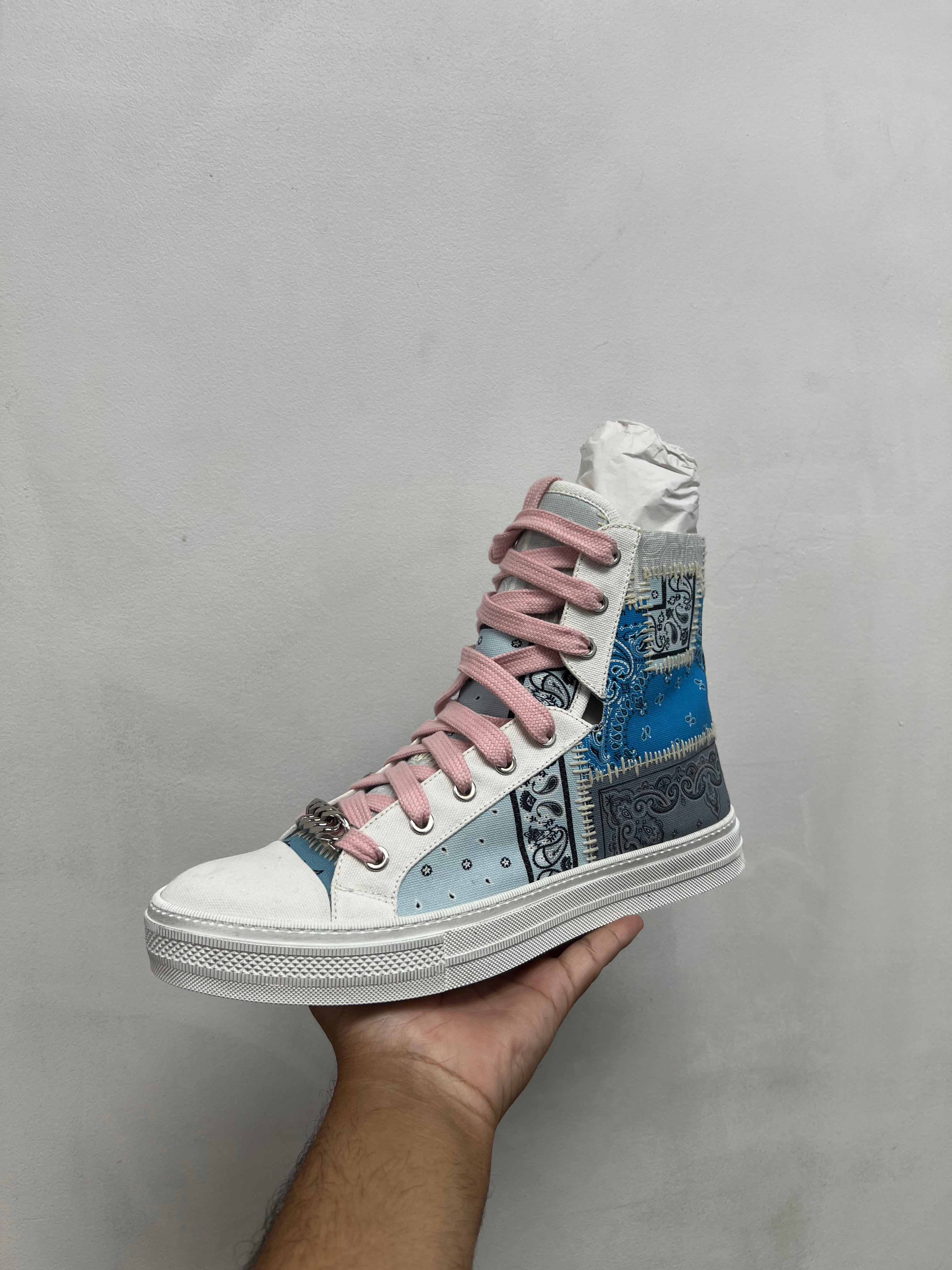 Amiri Bandana High Reconstructed Sneakers
