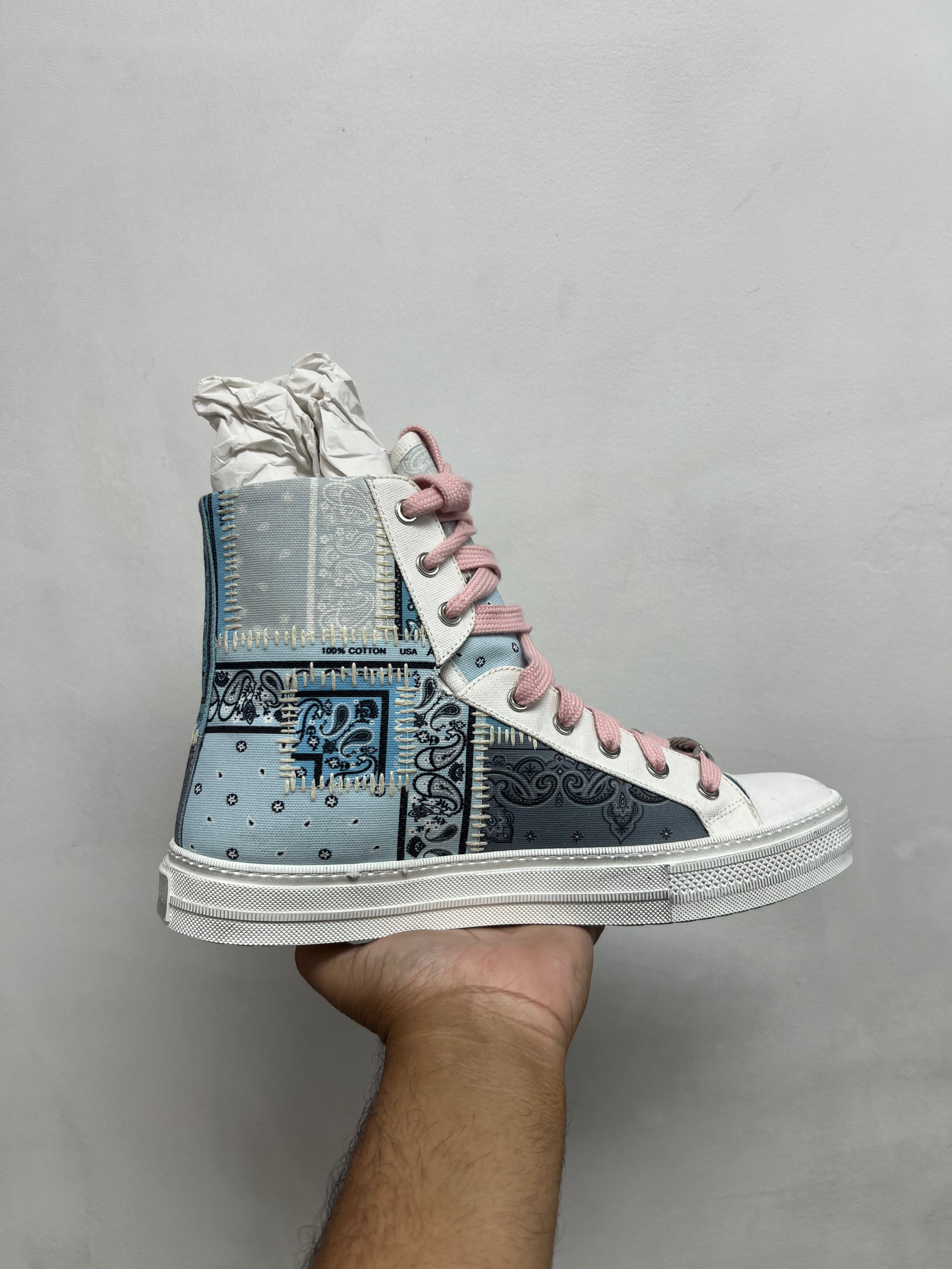 Amiri Bandana High Reconstructed Sneakers