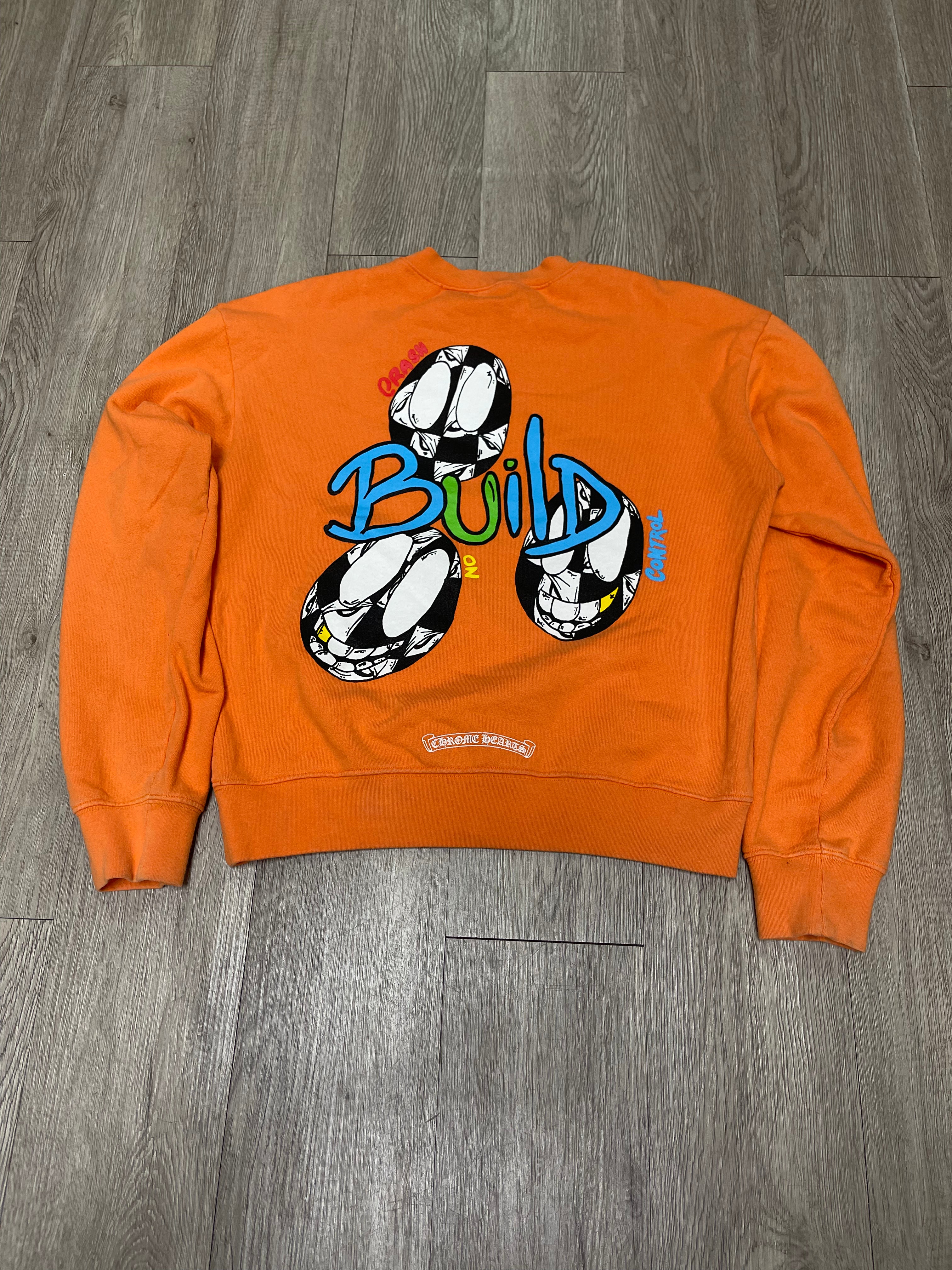 Chrome Hearts Matty Boy Orange Link Build Crewneck