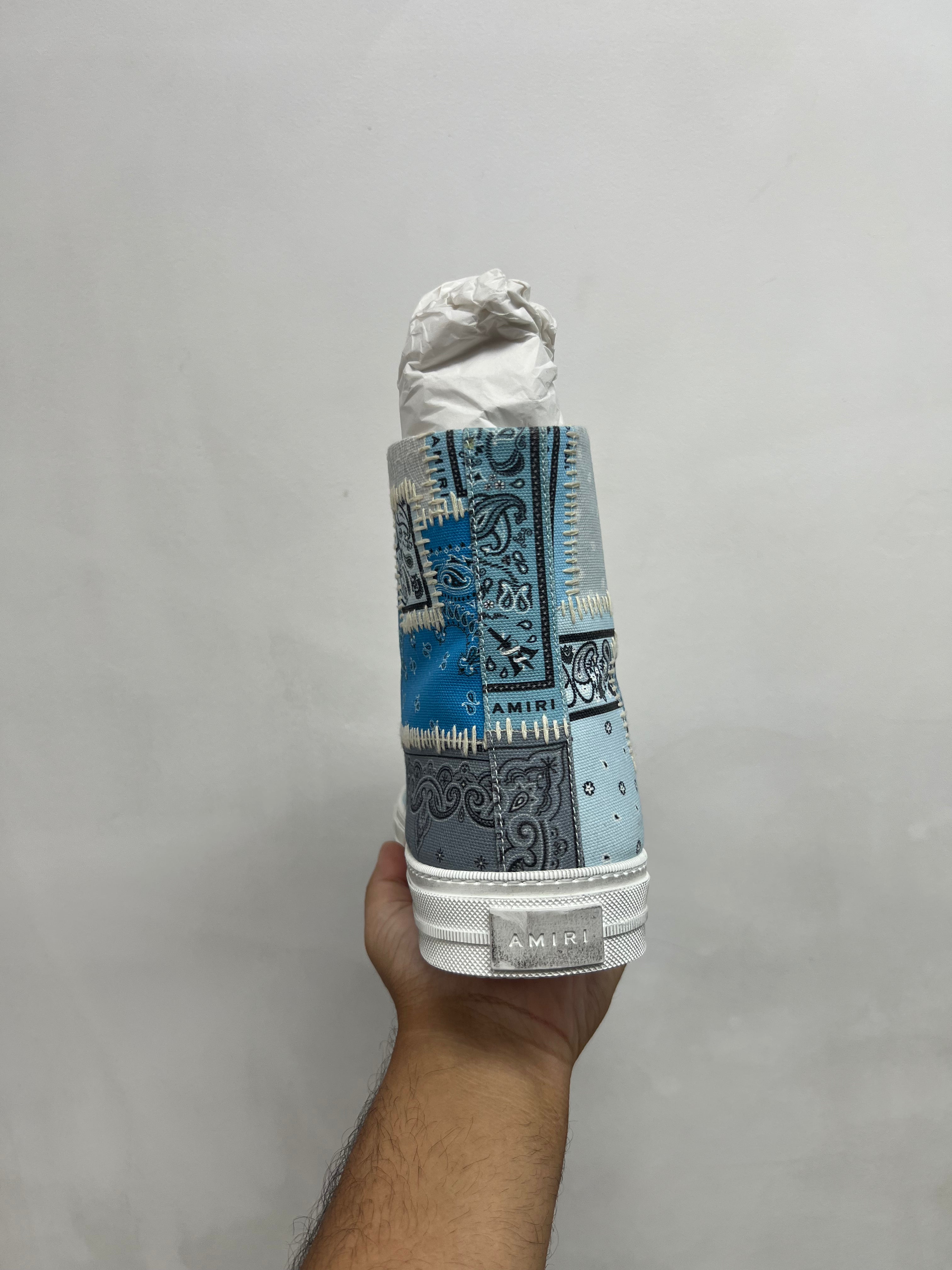 Amiri Bandana High Reconstructed Sneakers